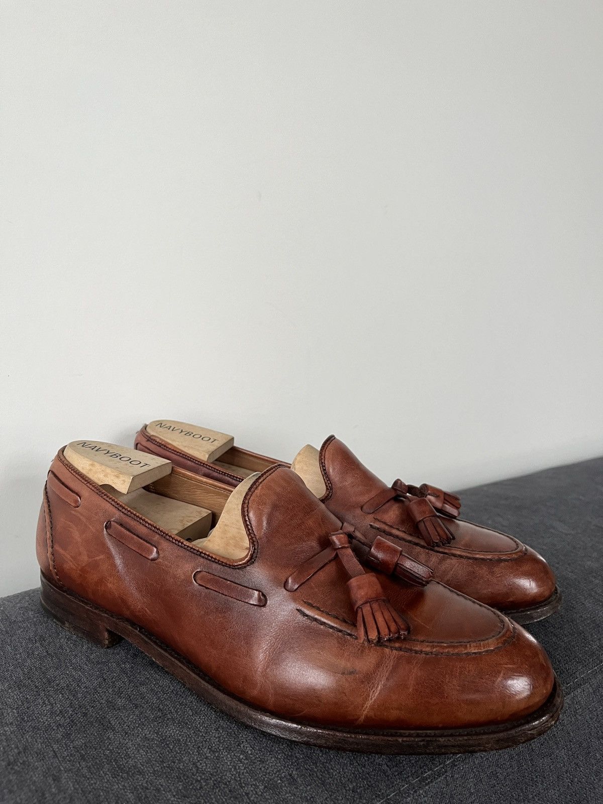 Cheaney Cheaney Boston Brown Made in England Loafers sz UK8 Size US 9 / EU 42 - 7 Thumbnail