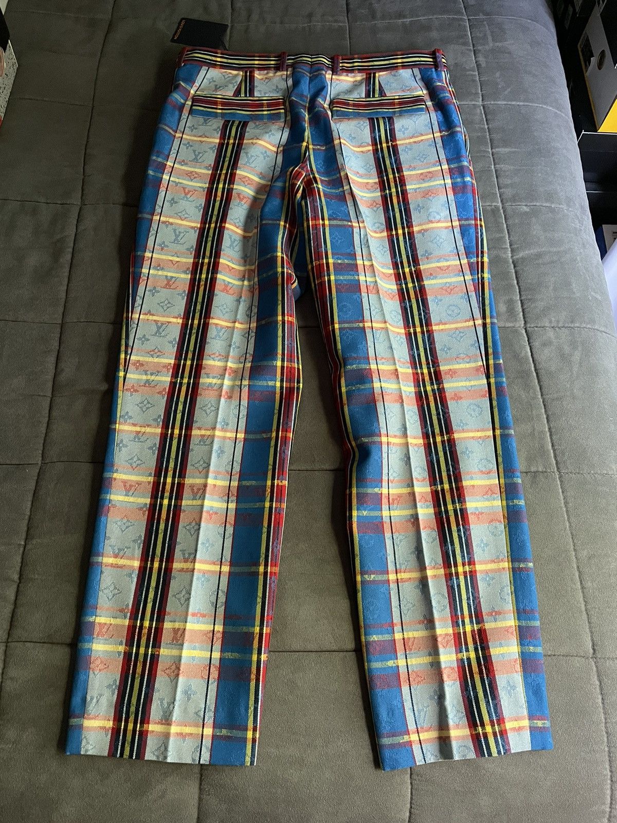 Louis Vuitton Louis Vuitton Plaid Snake Monogram Pants Size US 36 / EU 52 - 6 Thumbnail