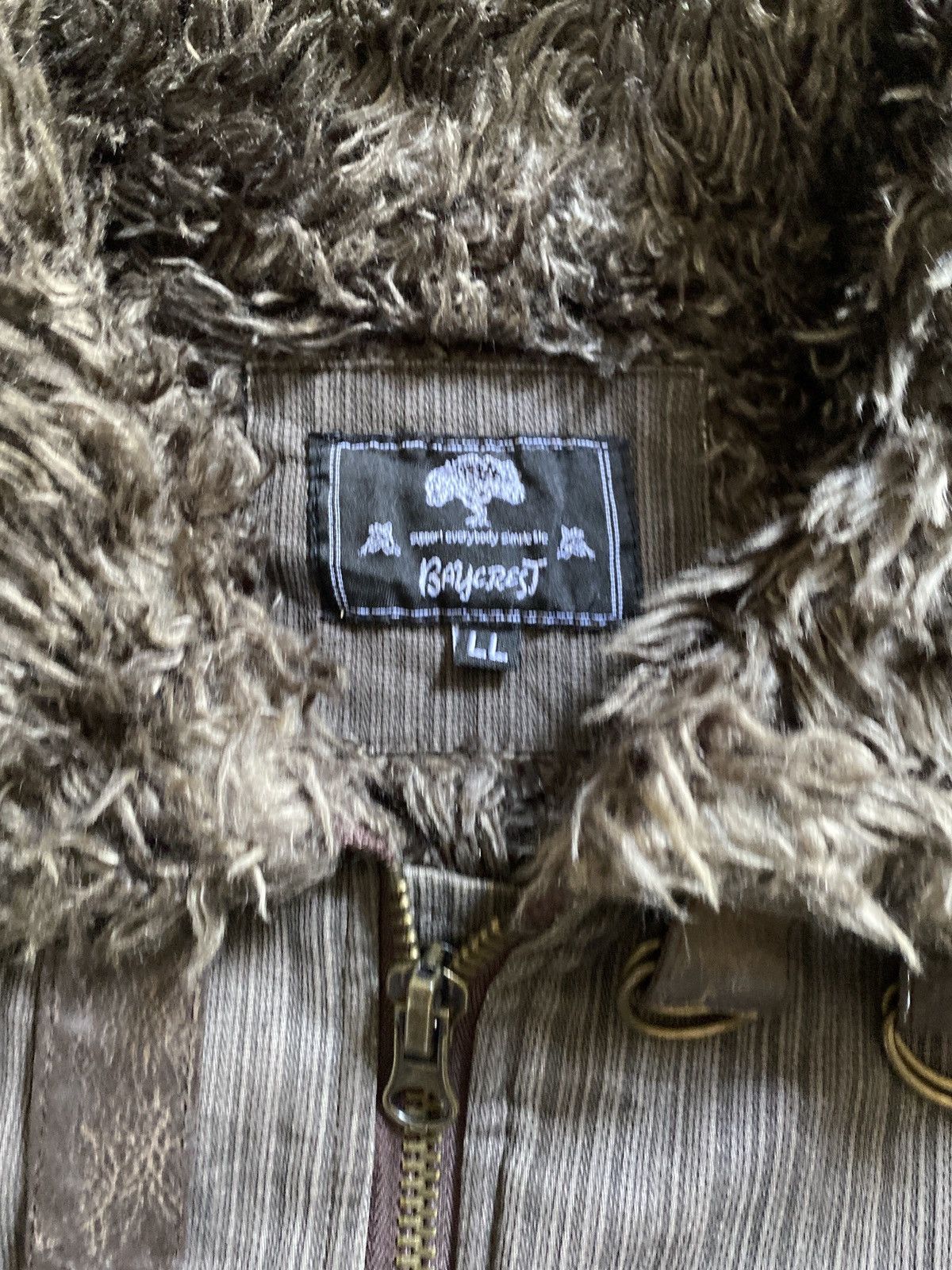 Isamu Katayama Backlash JAPANESE BAYCREST FUR JACKET SEDITIONARIES PUNK STYLE Size US XL / EU 56 / 4 - 6 Thumbnail