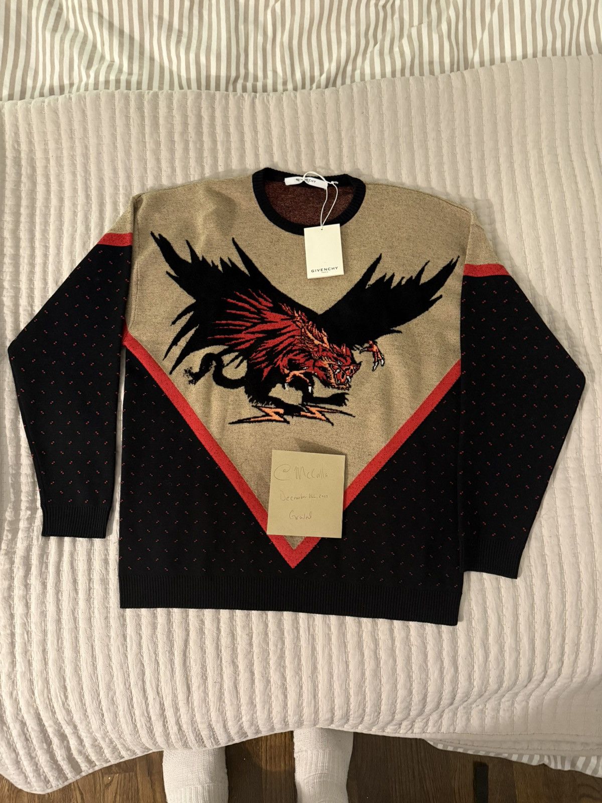 Givenchy Givenchy | Monster Oversized Sweater Size US L / EU 52-54 / 3 - 1 Thumbnail