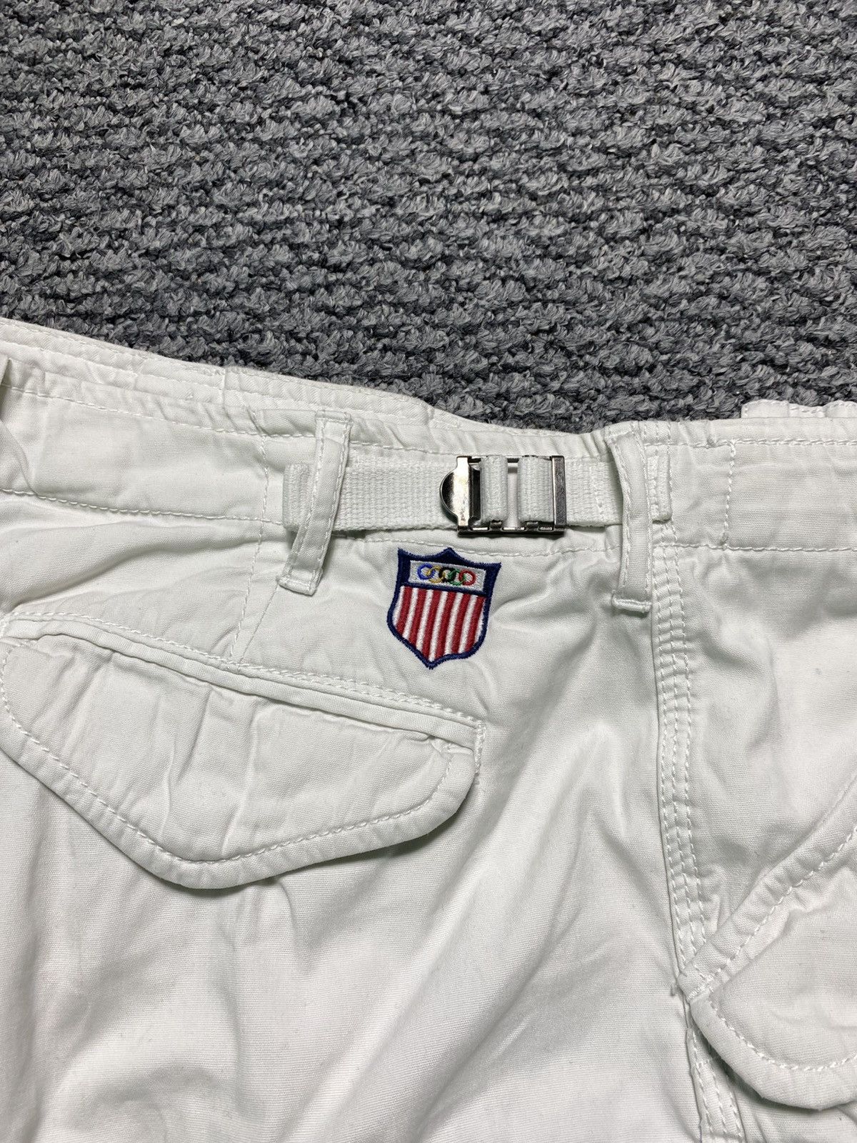 Polo Ralph Lauren Vintage Polo Ralph Lauren USA Olympic cargo shorts USA Size US 36 / EU 52 - 7 Thumbnail
