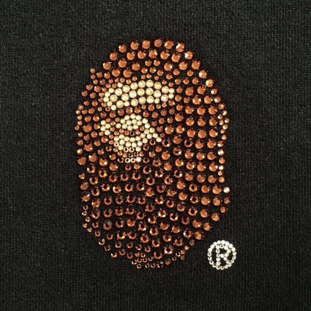 Bape × Nigo × Swarovski BAPE HEAD Swarovski logo full zip hoodie a bathing ape NIGO Size US M / EU 48-50 / 2 - 3 Thumbnail