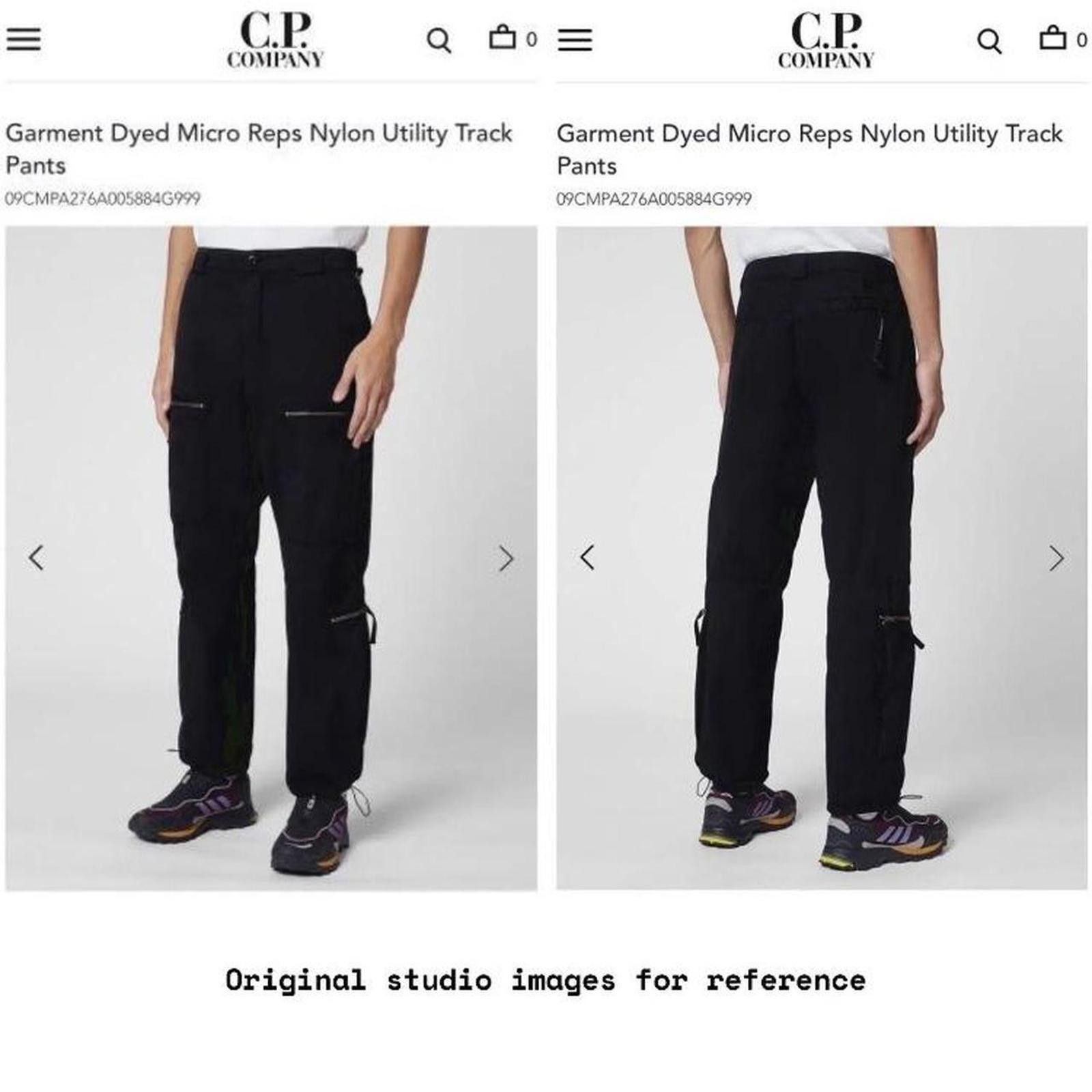 C.P. Company CP Company Garment Dyed Micro Reps Nylon Track Pants Cargo Size US 34 / EU 50 - 8 Thumbnail