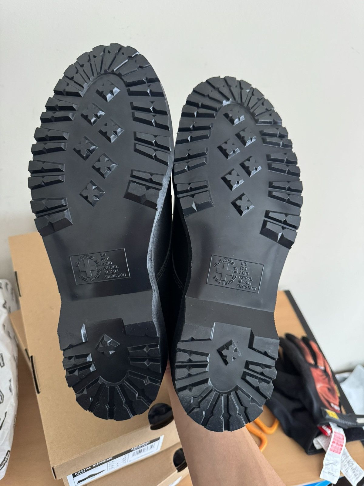 Dr. Martens × Supreme Supreme Dr Martens Postal 4-Eye Loafer Black 