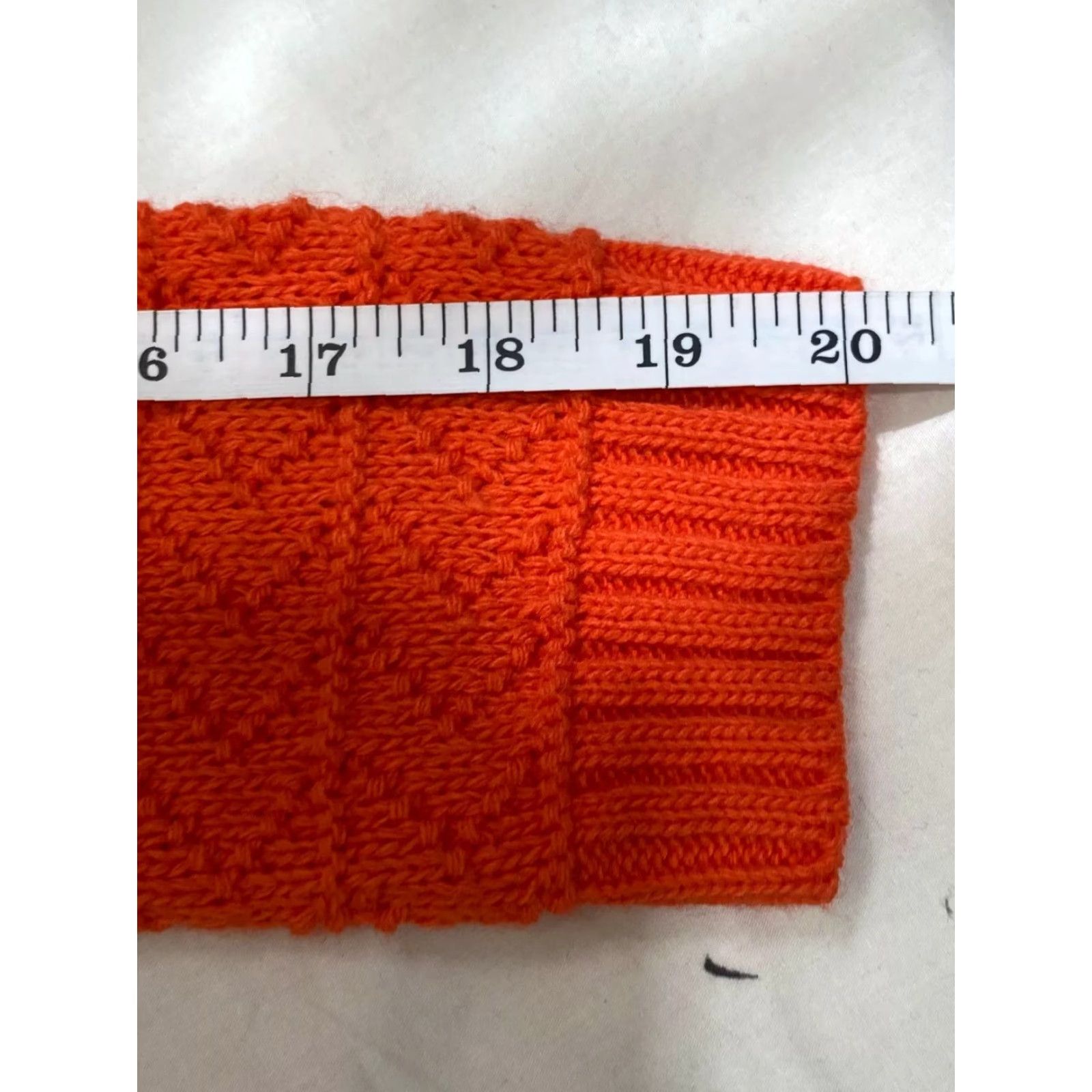 Vintage Cotton Emporium Women’s Orange Knit Crop Sweater Sz Small #623 Size S / US 4 / IT 40 - 7 Thumbnail