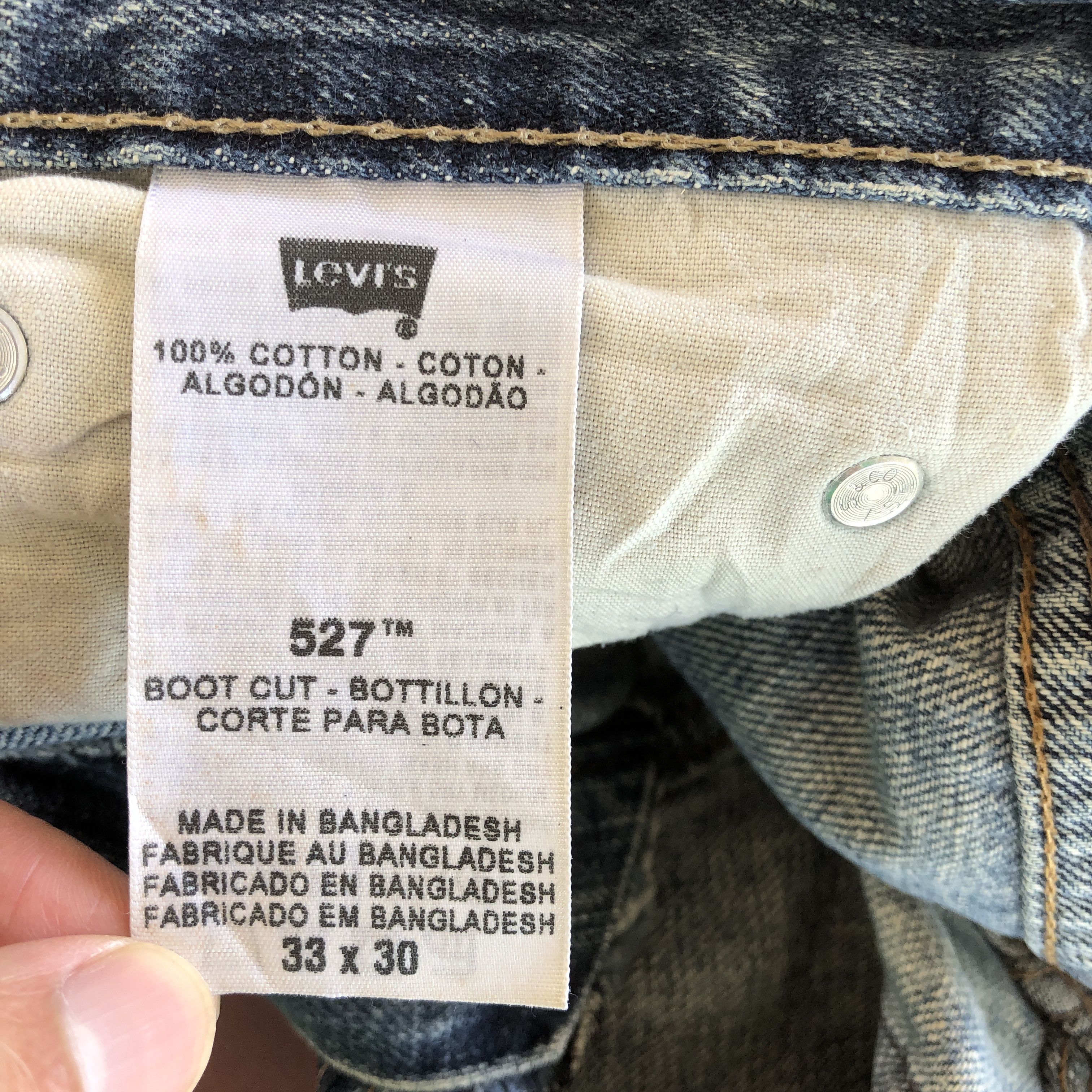 Levi's Vintage Levis 527 Bootcut Jeans Distress Levi's Flare Denim Size US 32 / EU 48 - 9 Thumbnail