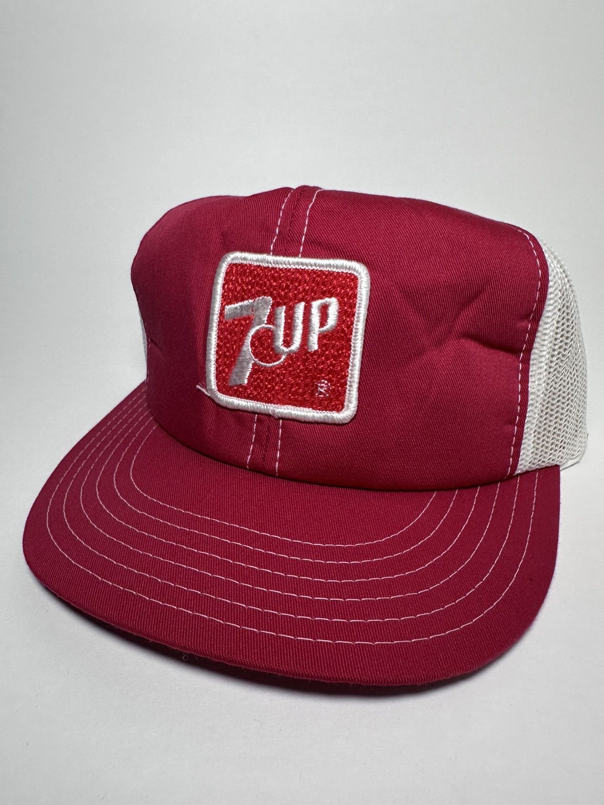 Vintage Vintage 7up Trucker Hat Size ONE SIZE - 1 Thumbnail