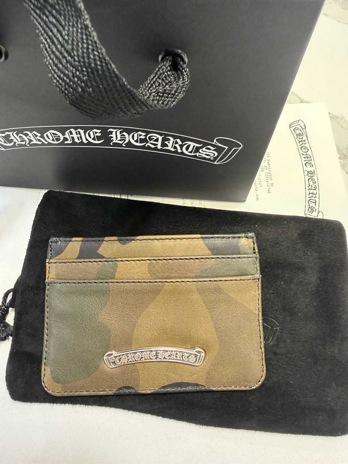Chrome Hearts CHROME HEARTS CARD CASE WALLET CAMO Size ONE SIZE - 4 Thumbnail
