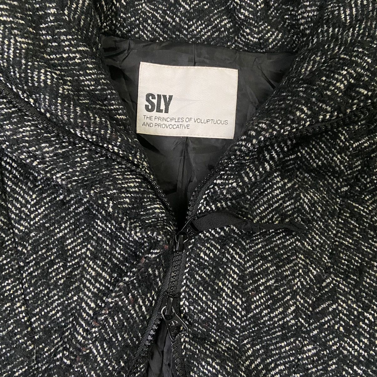 Japanese Brand SLY Japan Brand Tweed Hoodie Zip Up Size US M / EU 48-50 / 2 - 3 Thumbnail