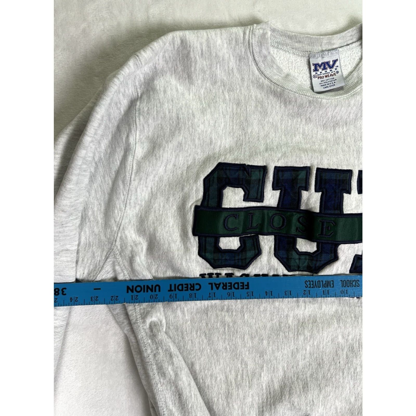 Vintage VINTAGE MV Sport Close Up Washington DC Sweatshirt Crewneck Sweatshirt XL Men Gray 90s USA City Pullover Long Sleeve Regular USA 90s Size US XL / EU 56 / 4 - 5 Thumbnail