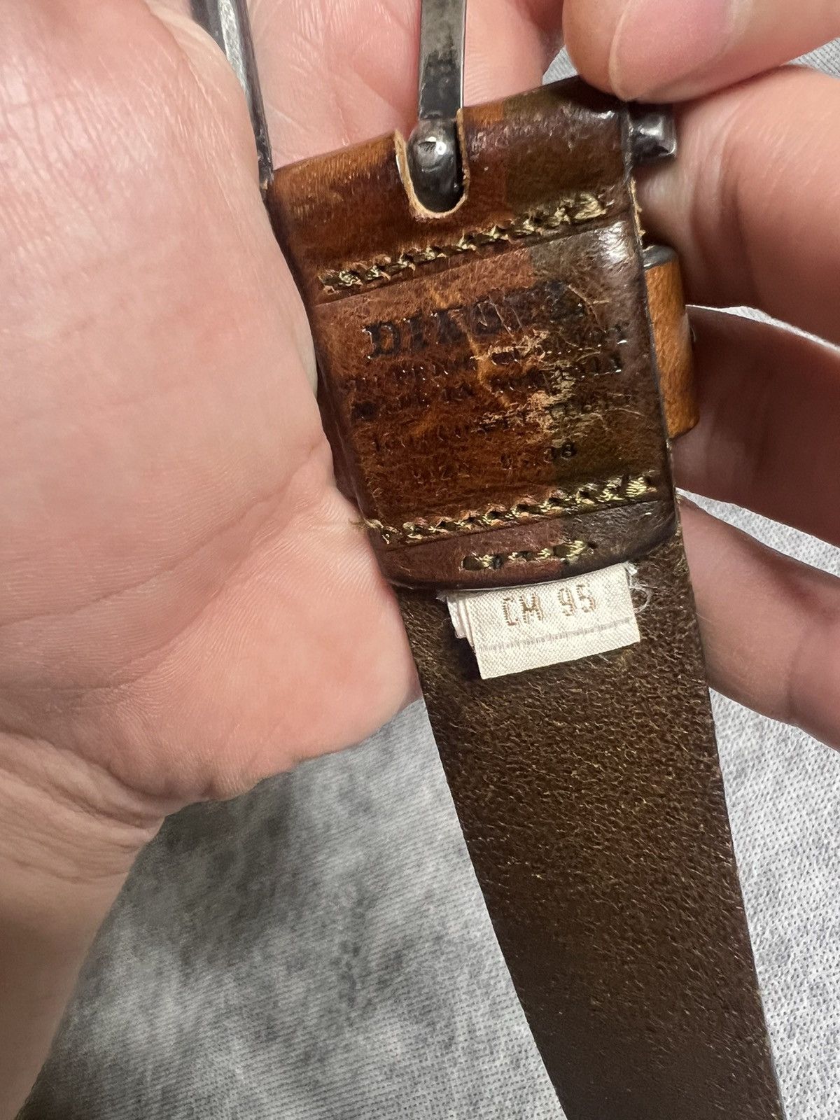 Diesel Diesel Leather Belt Avant-Garde Size ONE SIZE - 6 Thumbnail