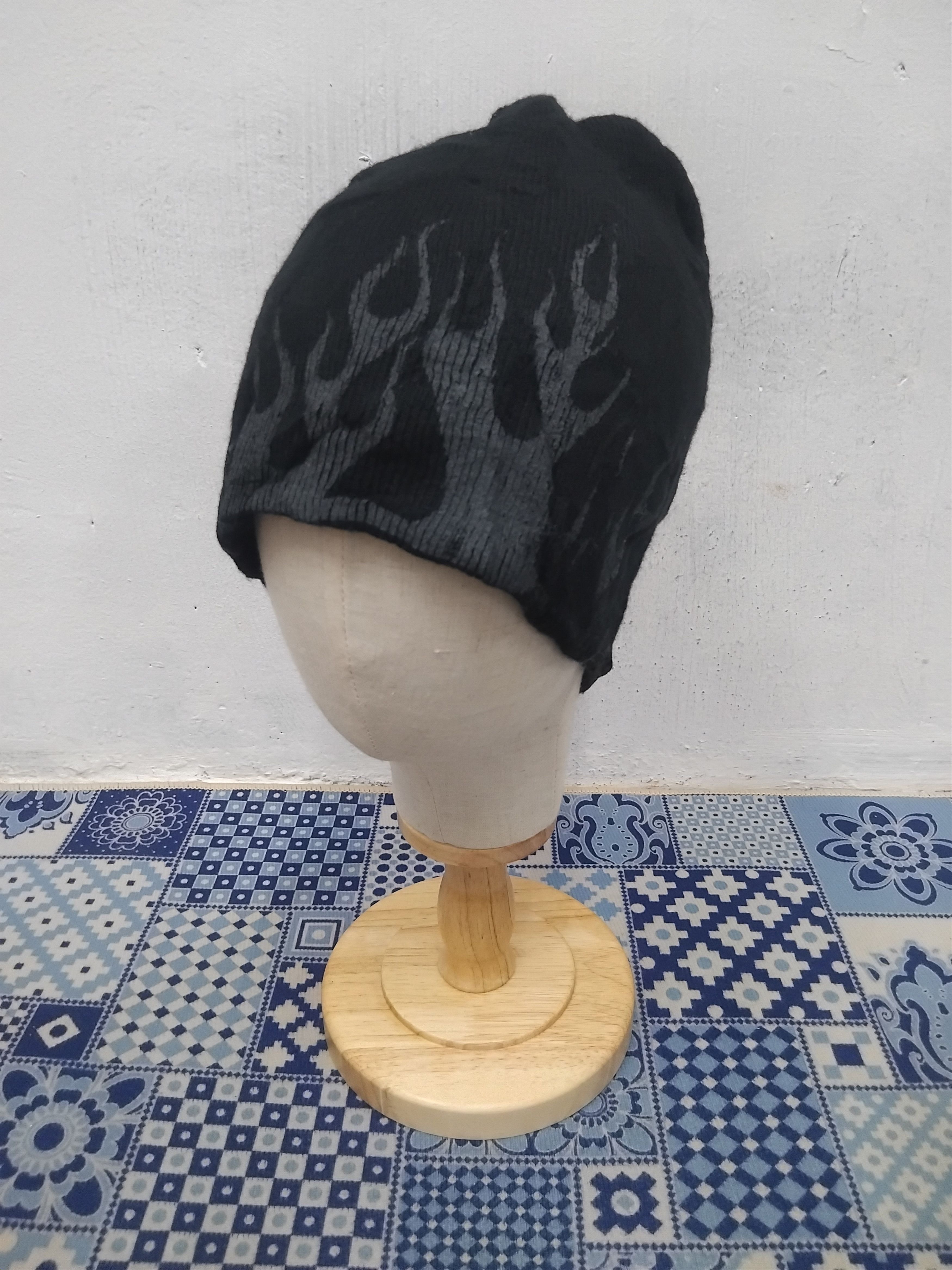 Japanese Brand 💥Blame black colour beanie hat Size ONE SIZE - 1 Thumbnail