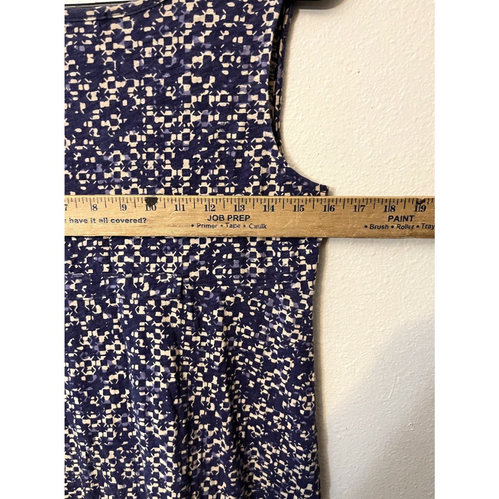 Eddie Bauer VINTAGE Eddie Bauer Women’s Midi Dress Sleeveless V-Neck Purple Geometric Boho A-Line Size S Size S / US 4 / IT 40 - 4 Thumbnail
