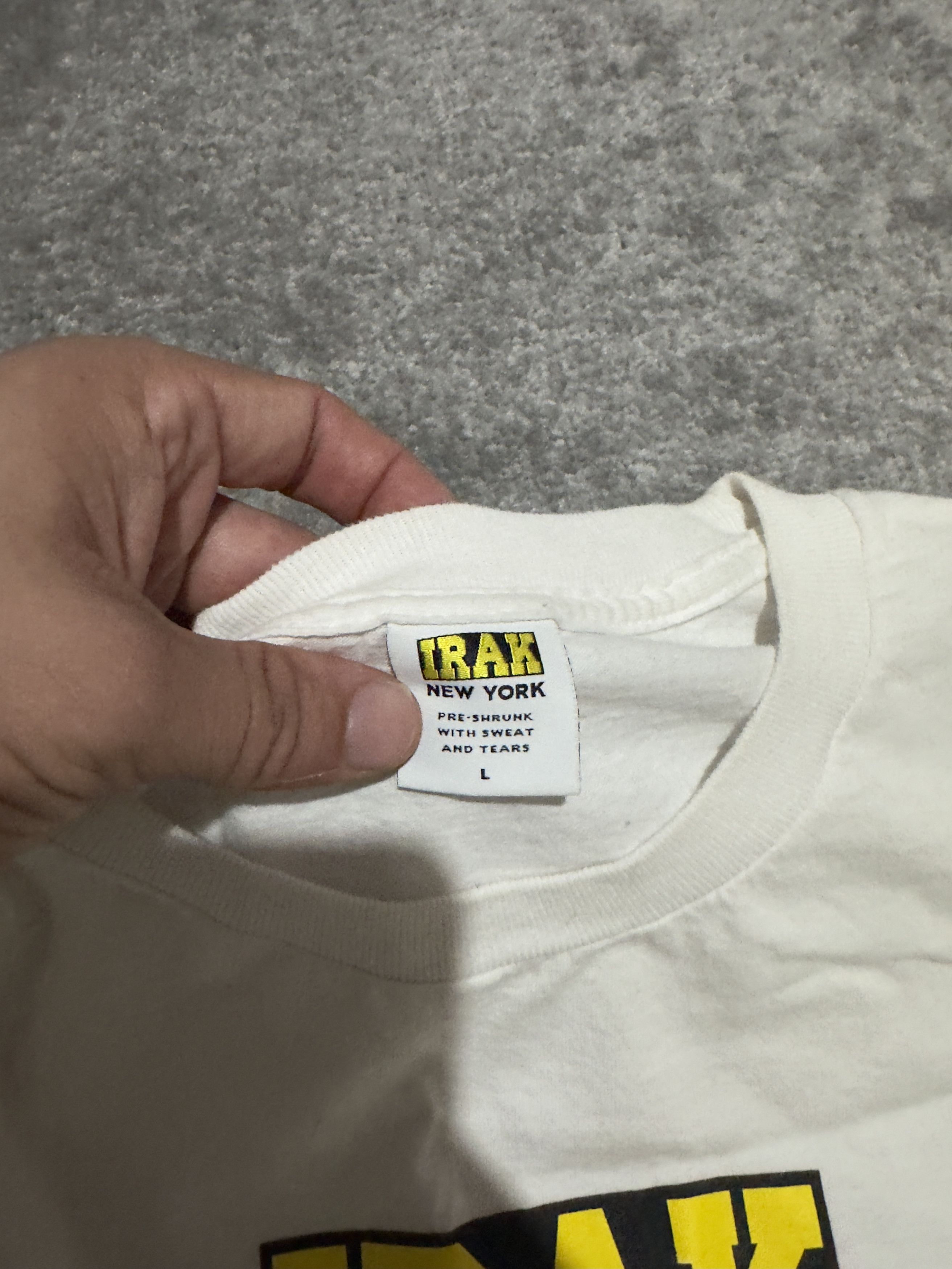 IRAK IRAK NY Graffiti Tag Long Sleeve T-Shirt Size US L / EU 52-54 / 3 - 3 Thumbnail
