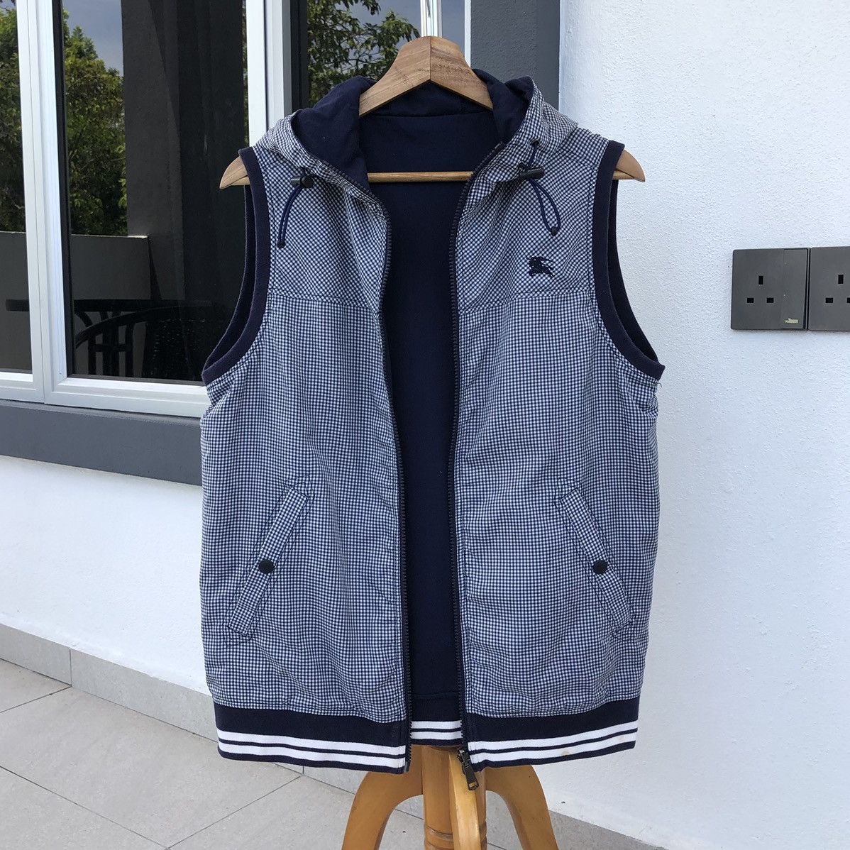 Burberry Burberry Black Label Reversible Vest Jacket With Hoodie Size US M / EU 48-50 / 2 - 4 Thumbnail