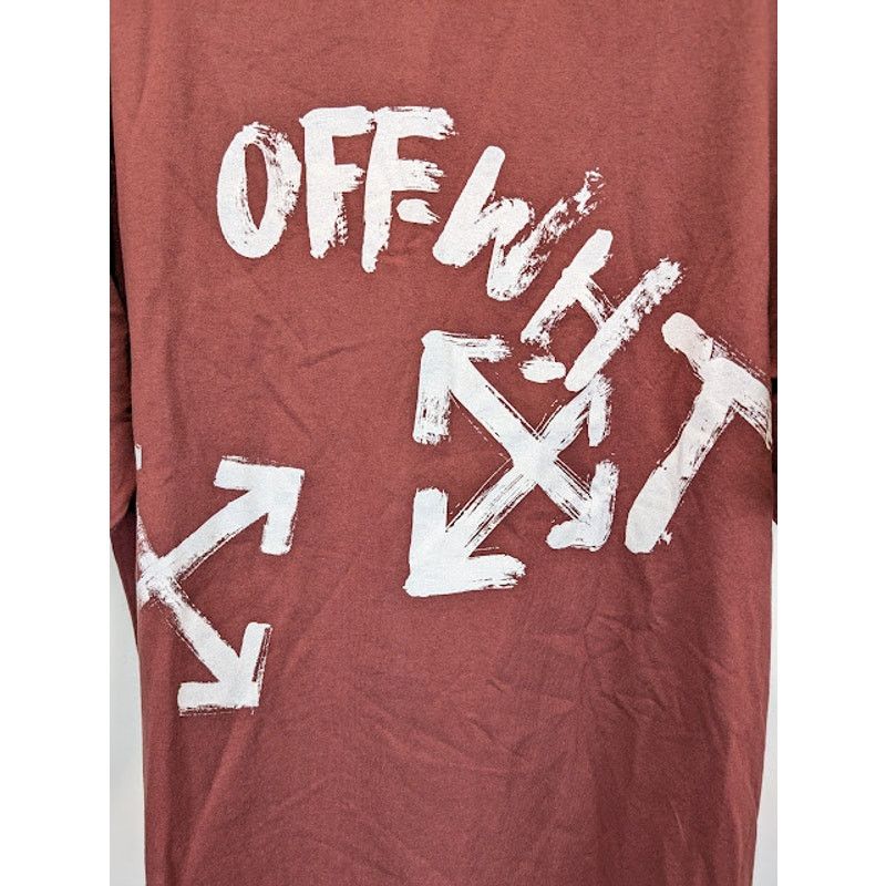 Off-White o1rshd1 Paint Script Over Skate Short Sleeve T-Shirt Size US L / EU 52-54 / 3 - 4 Thumbnail