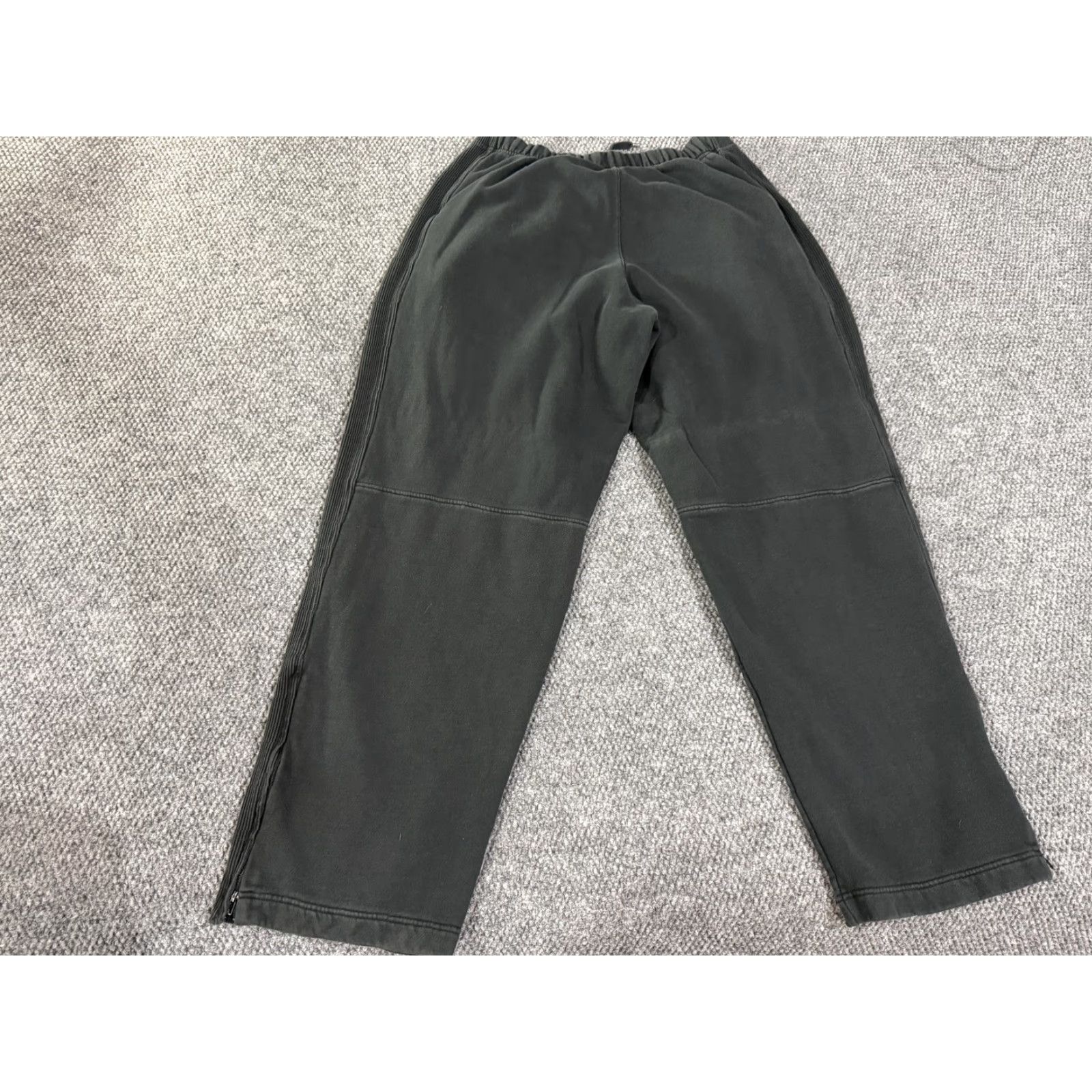 Nike Nike Sweatpants Mens 2XL Black Fleece Zip Hem Side Stripe Athletic Pants Size US 39 - 2 Thumbnail