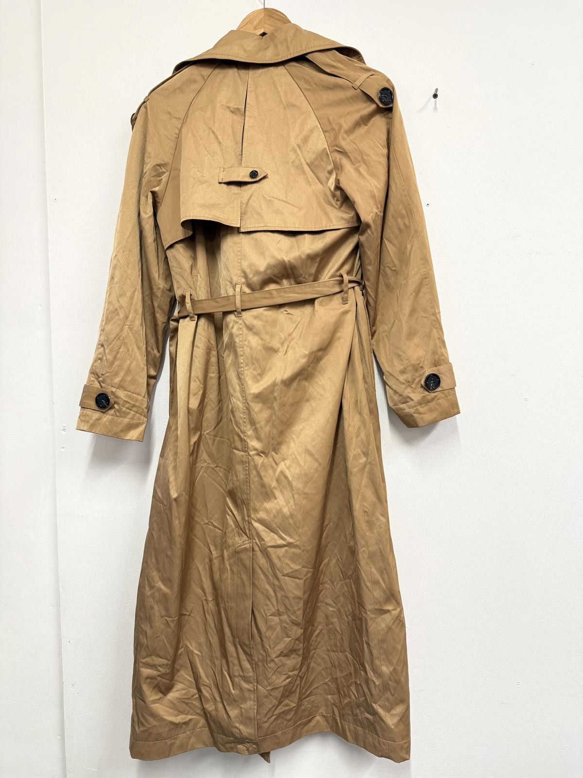 River Island River Island Women's Light Brown Trench Coat UK Size 6 Size XS / US 0-2 / IT 36-38 - 4 Thumbnail