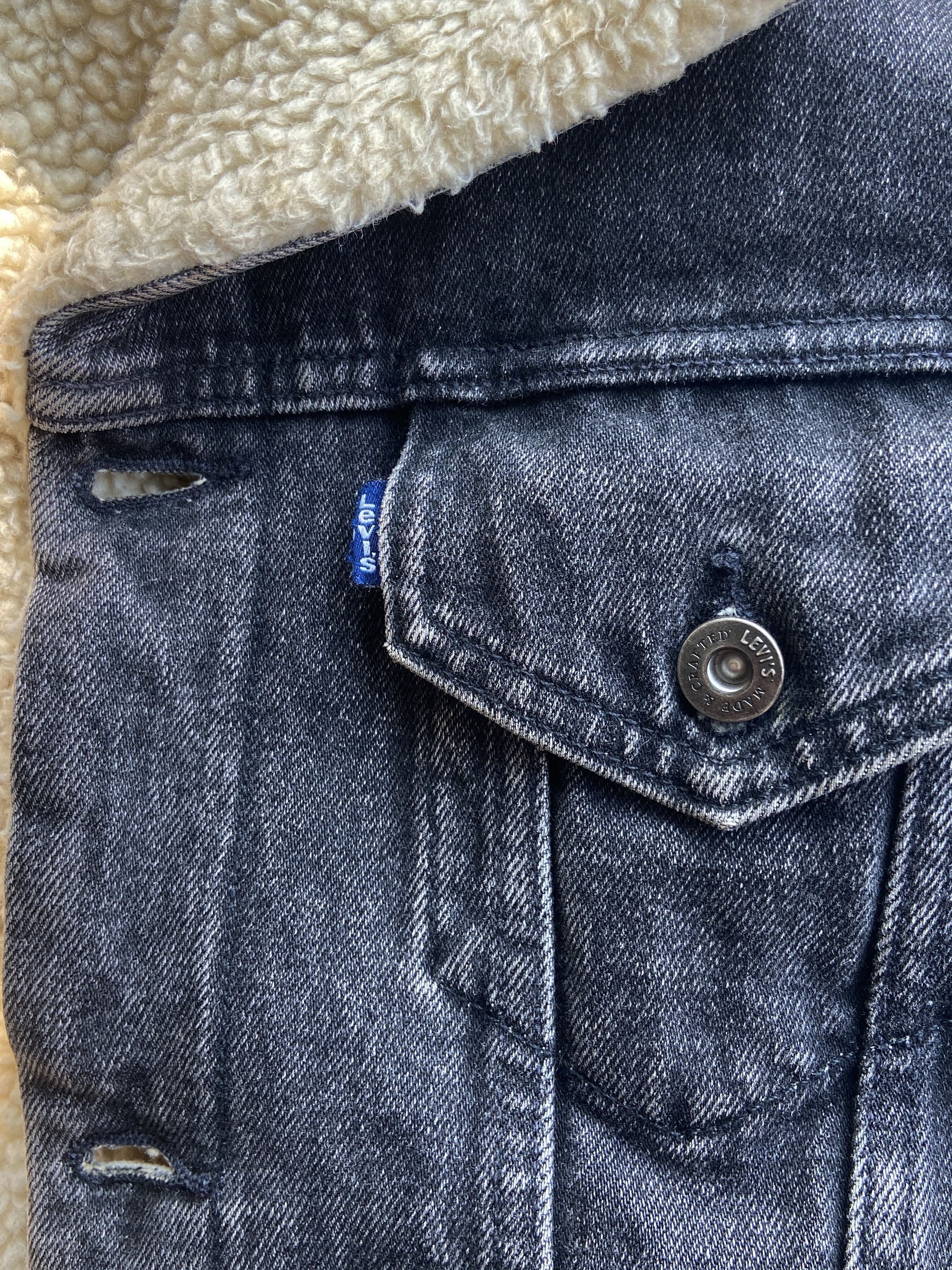 Levi's Made & Crafted × Off-White Off White x Levi’s Made & Crafted Denim Sherpa Jacket Size US S / EU 44-46 / 1 - 7 Thumbnail