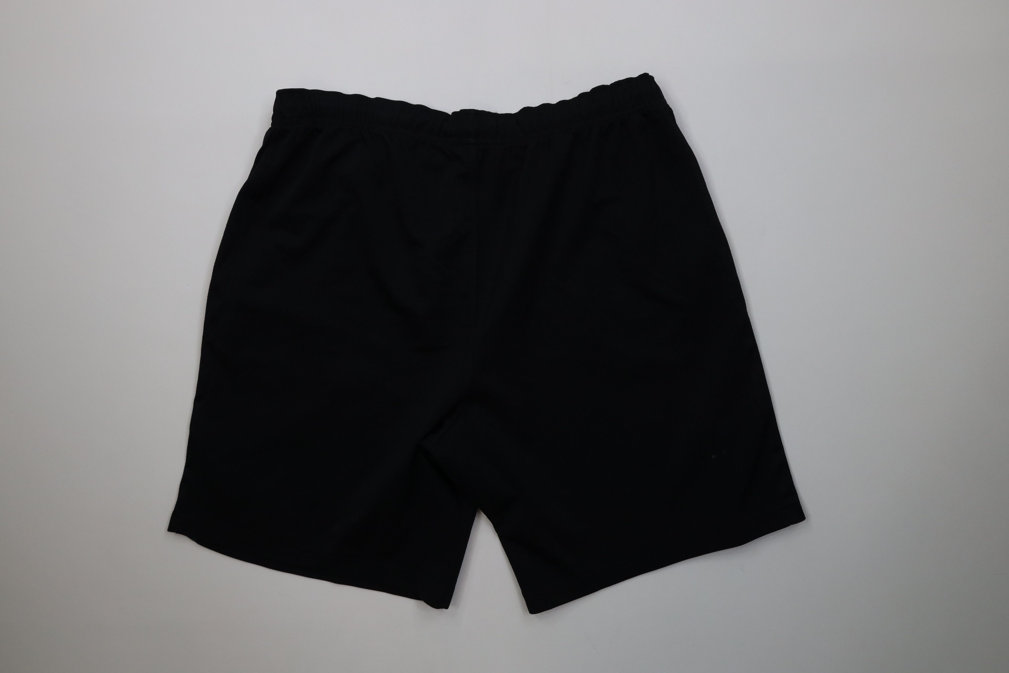 Nike Vintage Y2K Nike Mini Swoosh Above Knee Knit Shorts Black Size US 34 / EU 50 - 10 Thumbnail