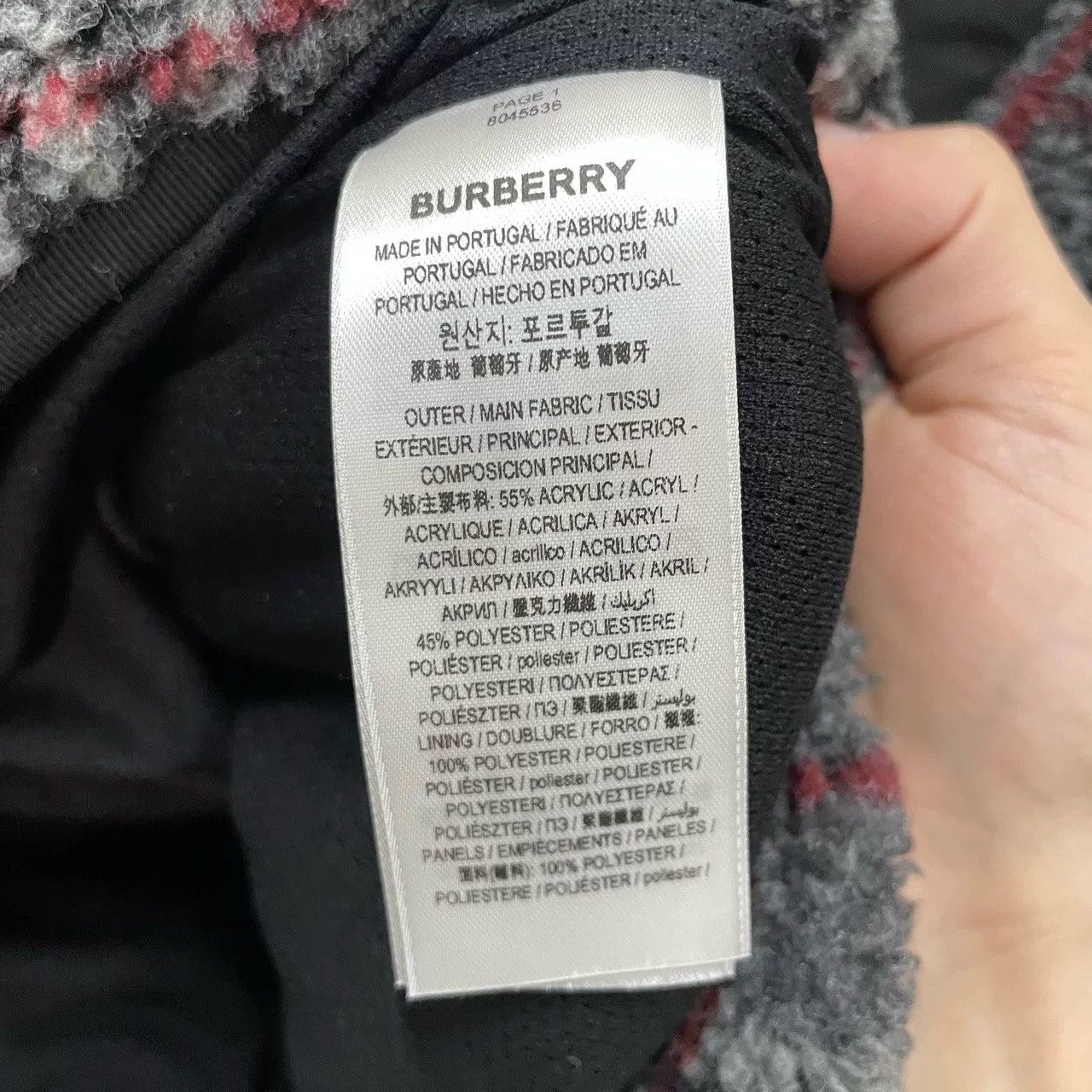 Burberry Burberry Check Fleece Jacket Size US XS / EU 42 / 0 - 5 Thumbnail