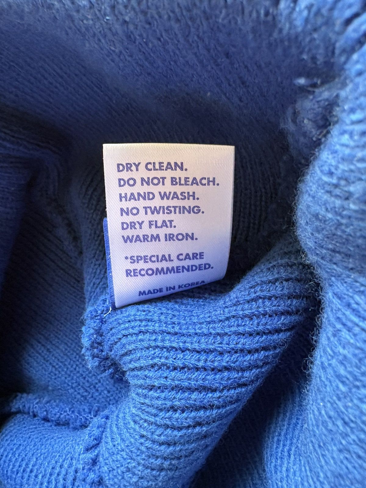 Ader Error Ader Error Basic Knit Beanie 2018 FW in blue Size ONE SIZE - 6 Thumbnail