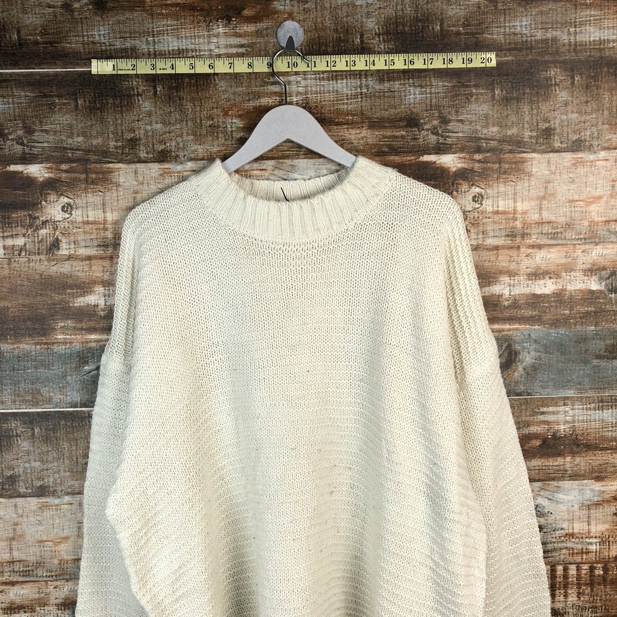 GU × Homespun Knitwear GU vintage white Knitwear #A1831 Size US L / EU 52-54 / 3 - 2 Thumbnail