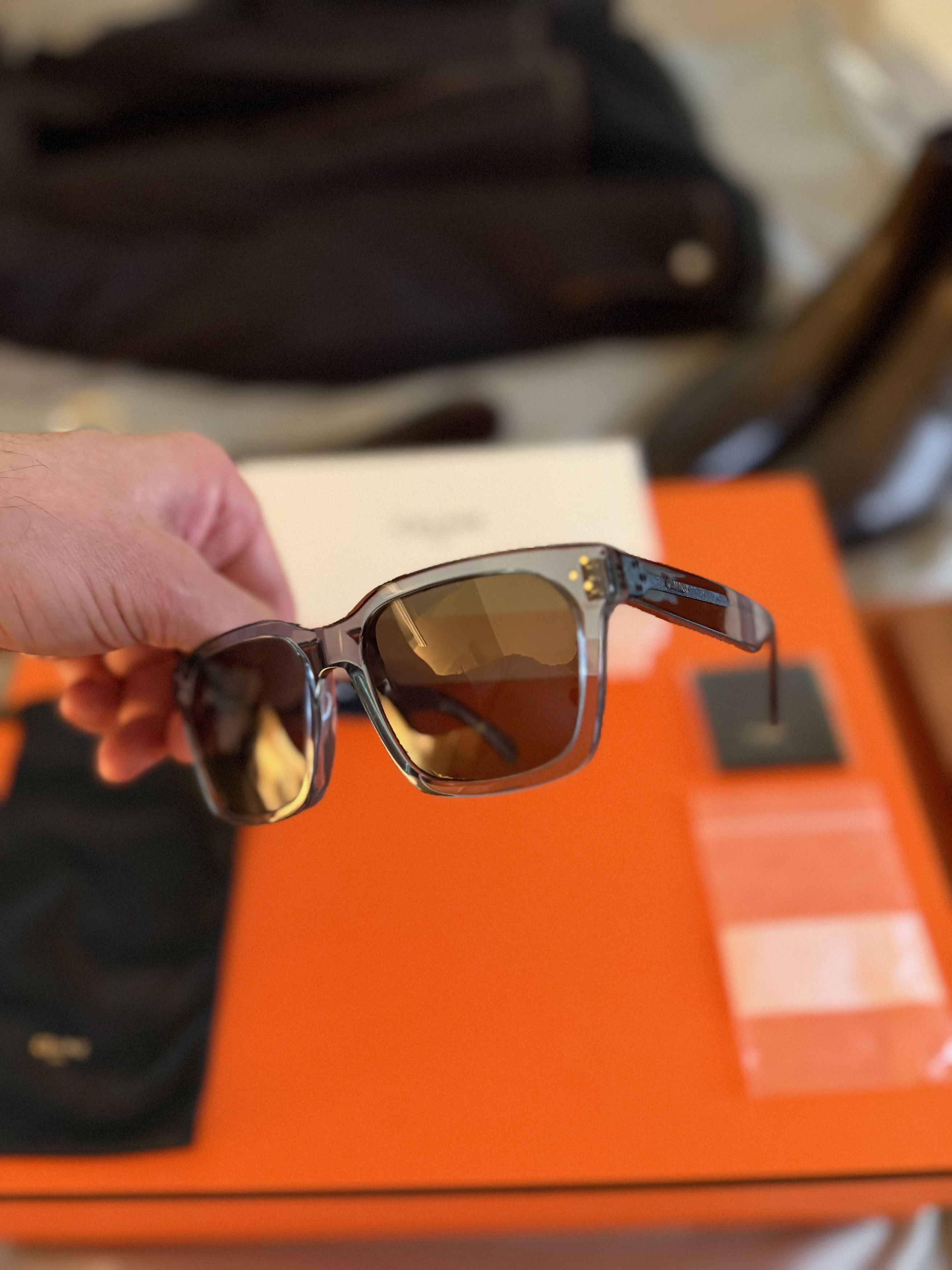 Celine Coveted Effortless Cool NEW $515 w/tax CELINE Tinted Acetate Size ONE SIZE - 13 Thumbnail