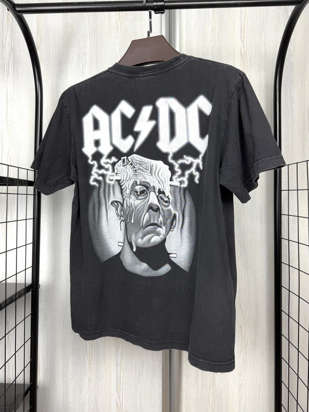 AC/DC VINTAGE 90s AC/DC "MELTDOWN FRANKENSTEIN'S MONSTER" BAND Tee Size US L / EU 52-54 / 3 - 2 Thumbnail