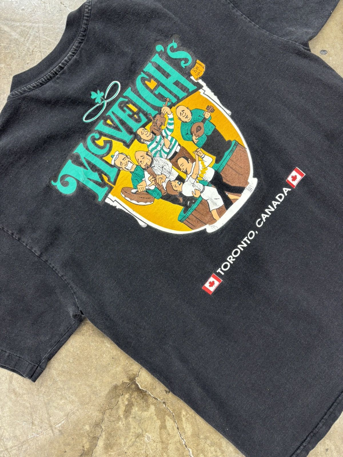 Vintage Vintage McVeigh's Pub Toronto Canada Single Stitch Tee Large Size US L / EU 52-54 / 3 - 1 Thumbnail