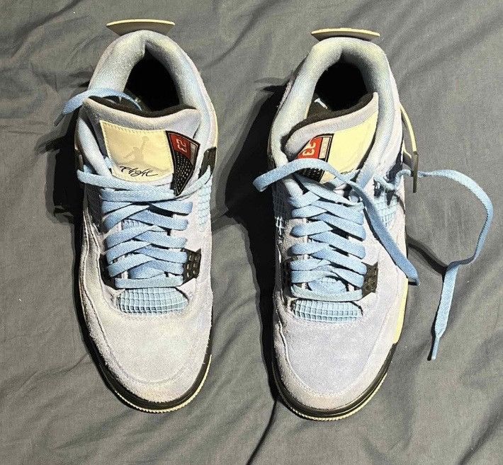 Nike Jordan 4 UNC Used Size US 9.5 / EU 42-43 - 3 Thumbnail