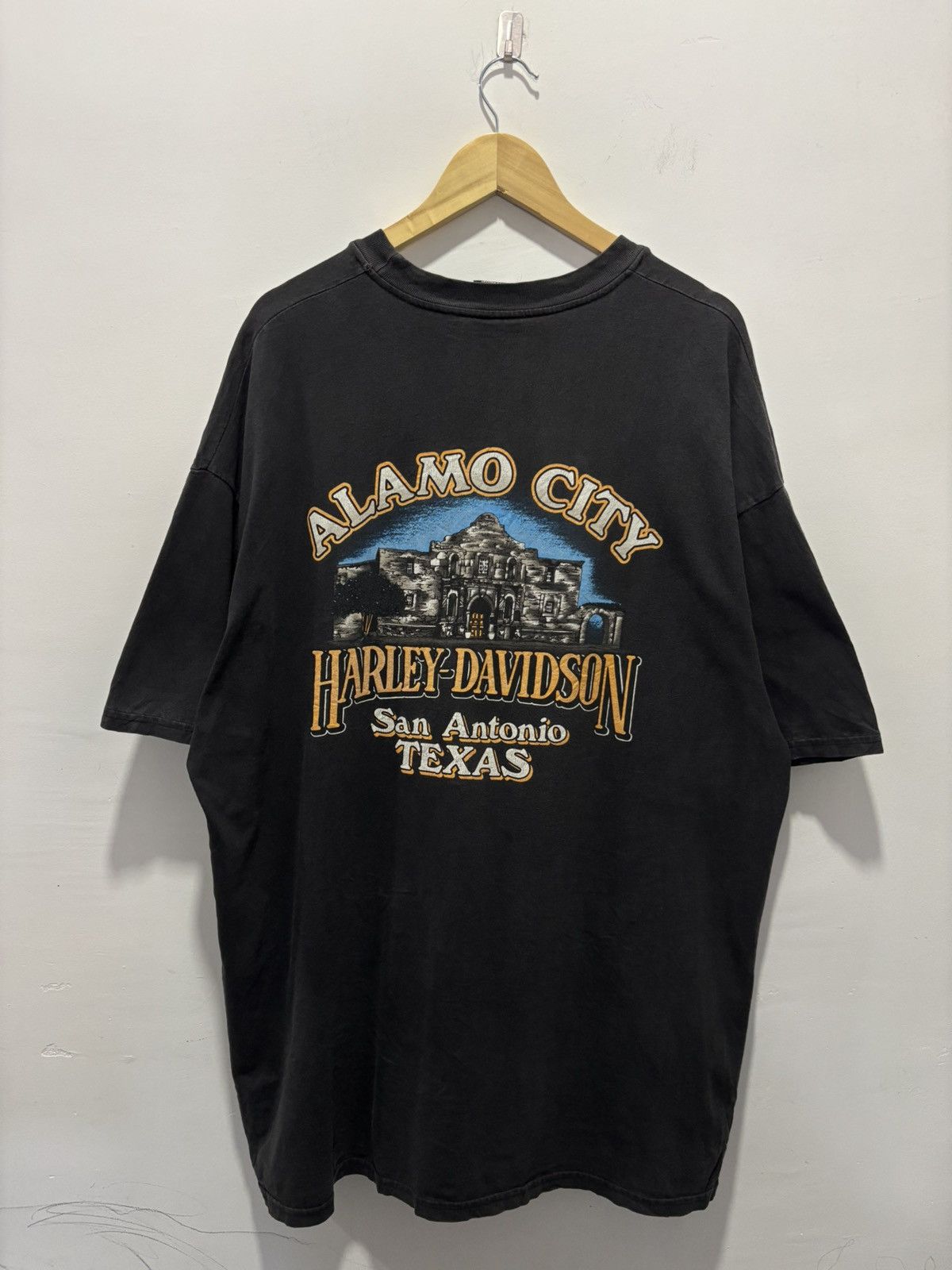 Harley Davidson Vintage Harley Davidson Flame Tshirt Size US XXL / EU 58 / 5 - 2 Thumbnail