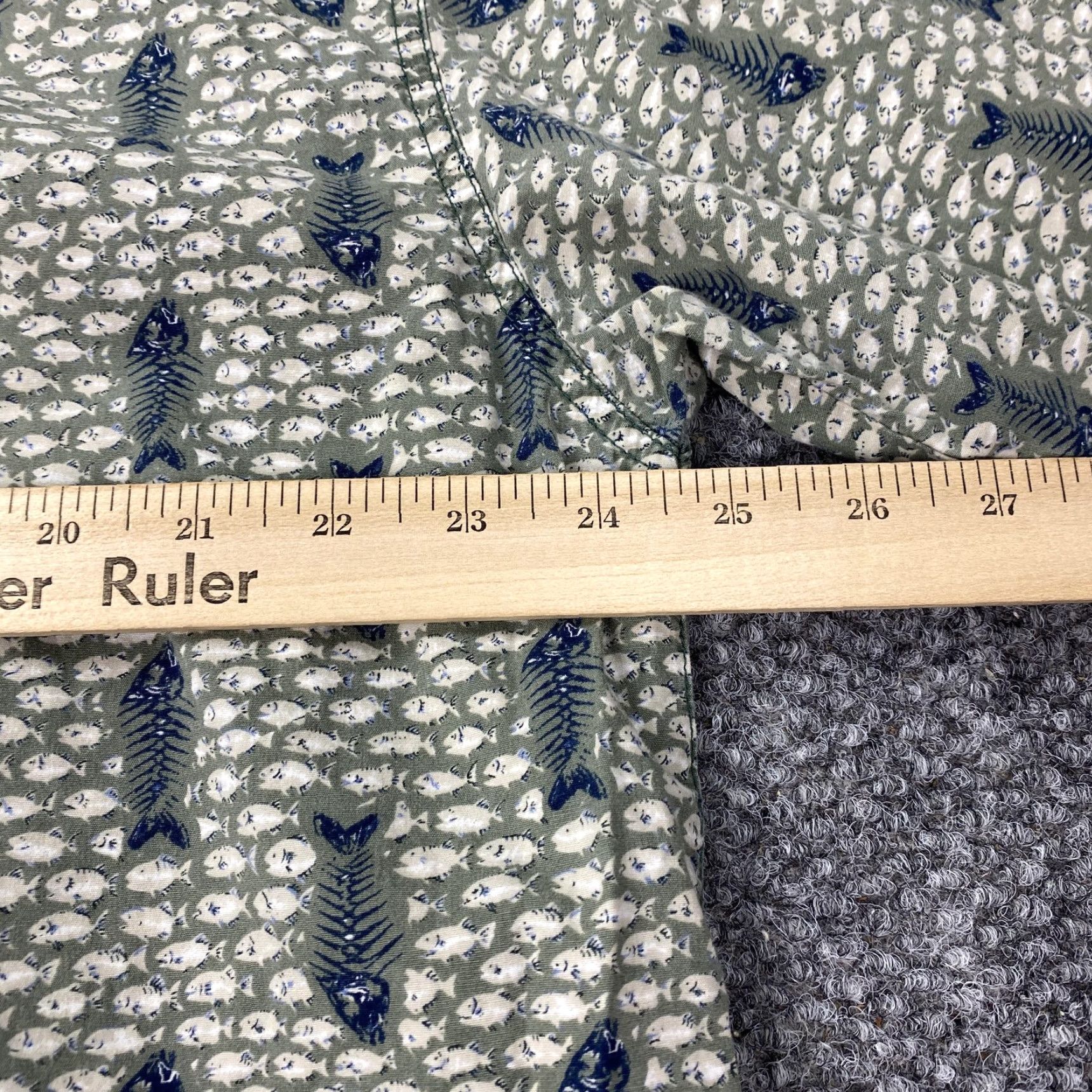 Vintage VINTAGE Columbia Shirt Mens XL Green Short Sleeve Button-Down Cotton Fish Print Fishing No. Size US XL / EU 56 / 4 - 8 Thumbnail