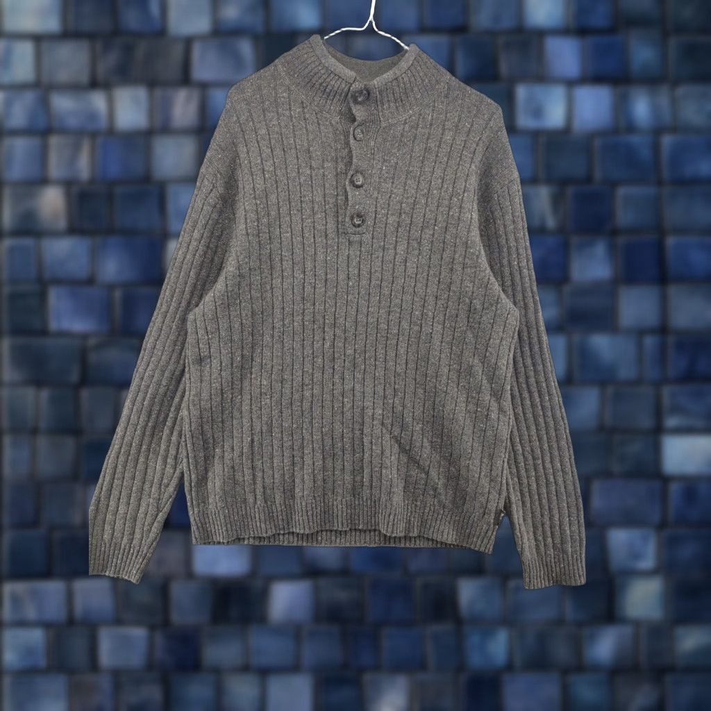 Vintage Woolrich Mens 1/4 Button Long Sleeve Pullover Sweater Size Large Black Knit Button Woolrich Mens Sweater Pullover Classic All Seasons Mens Size US L / EU 52-54 / 3 - 1 Thumbnail