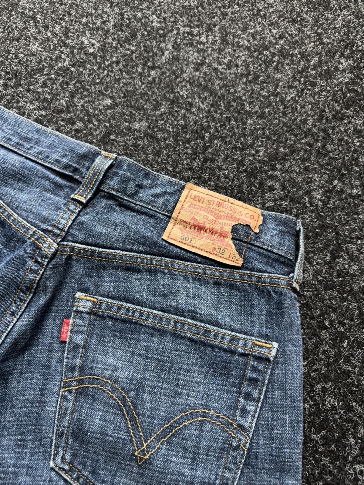 Levi's 00s Vintage Levi's 501 Western USA Straight Button Jeans Size US 32 / EU 48 - 13 Thumbnail