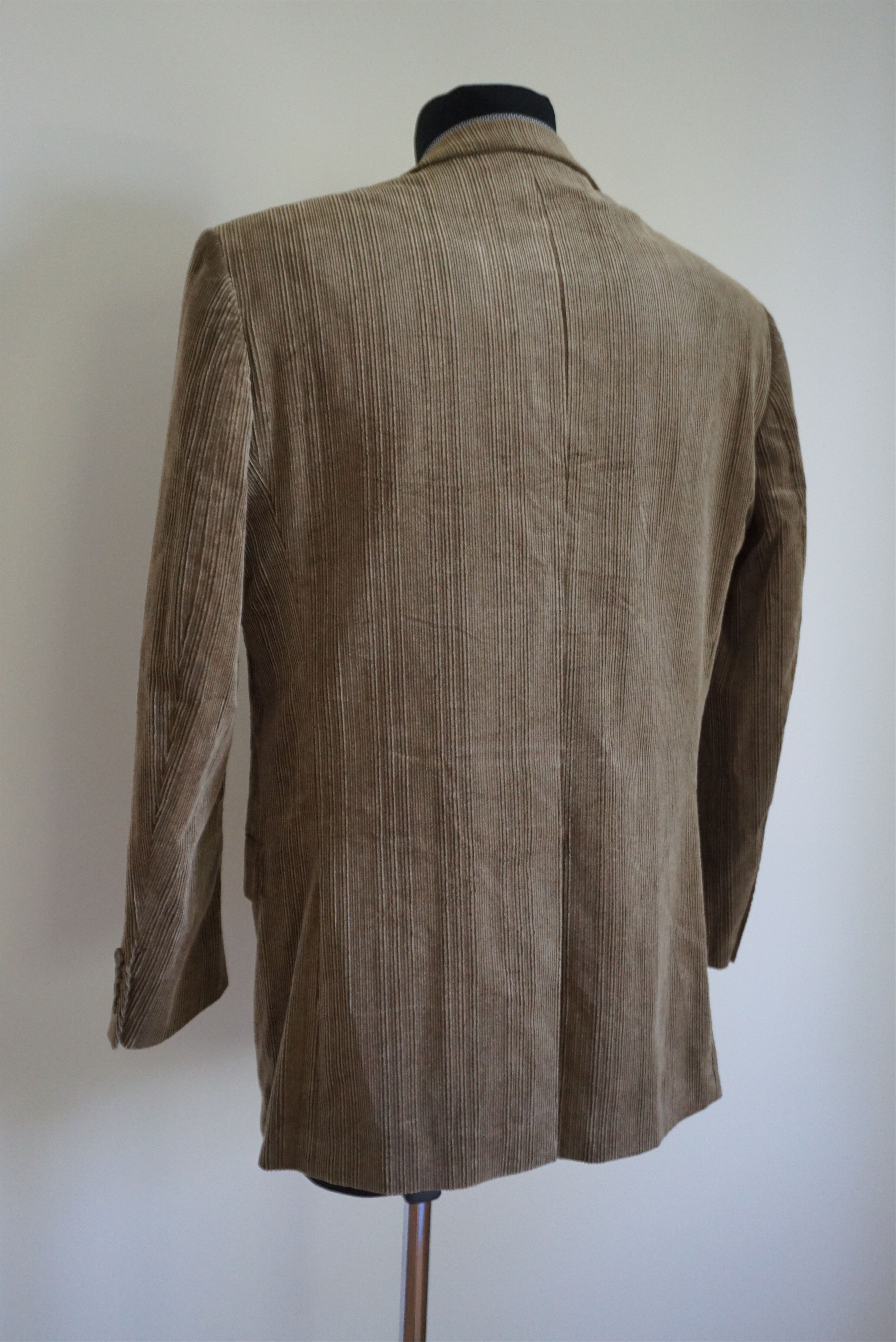 Vintage Rappson L casual jacket 50 UK 40 blazer corduroy cord suit Size 40R - 9 Thumbnail