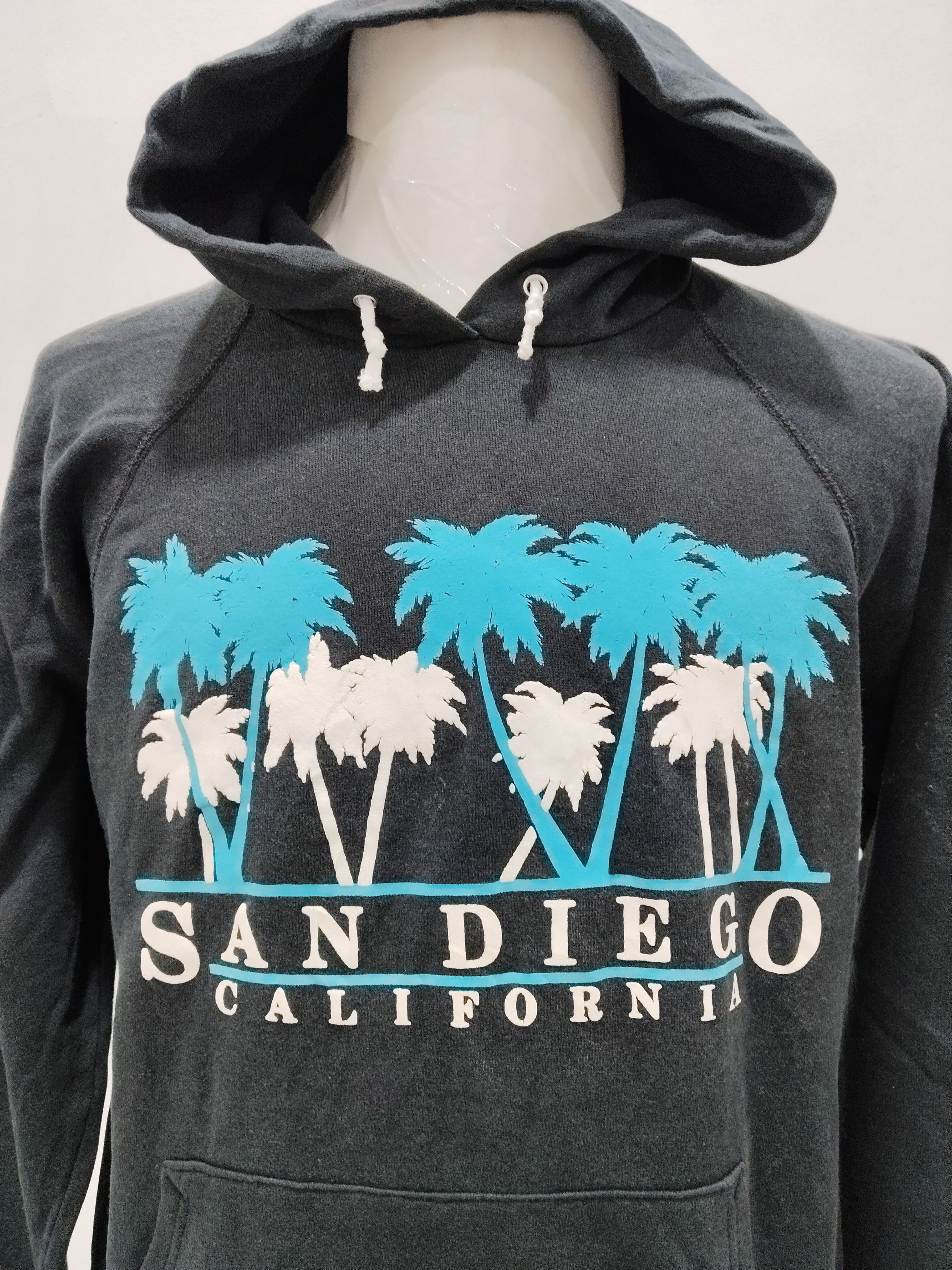 Vintage Vintage 80s San Diego Hoodie Sweatshirt Tshirt ⁶ Size US M / EU 48-50 / 2 - 2 Thumbnail