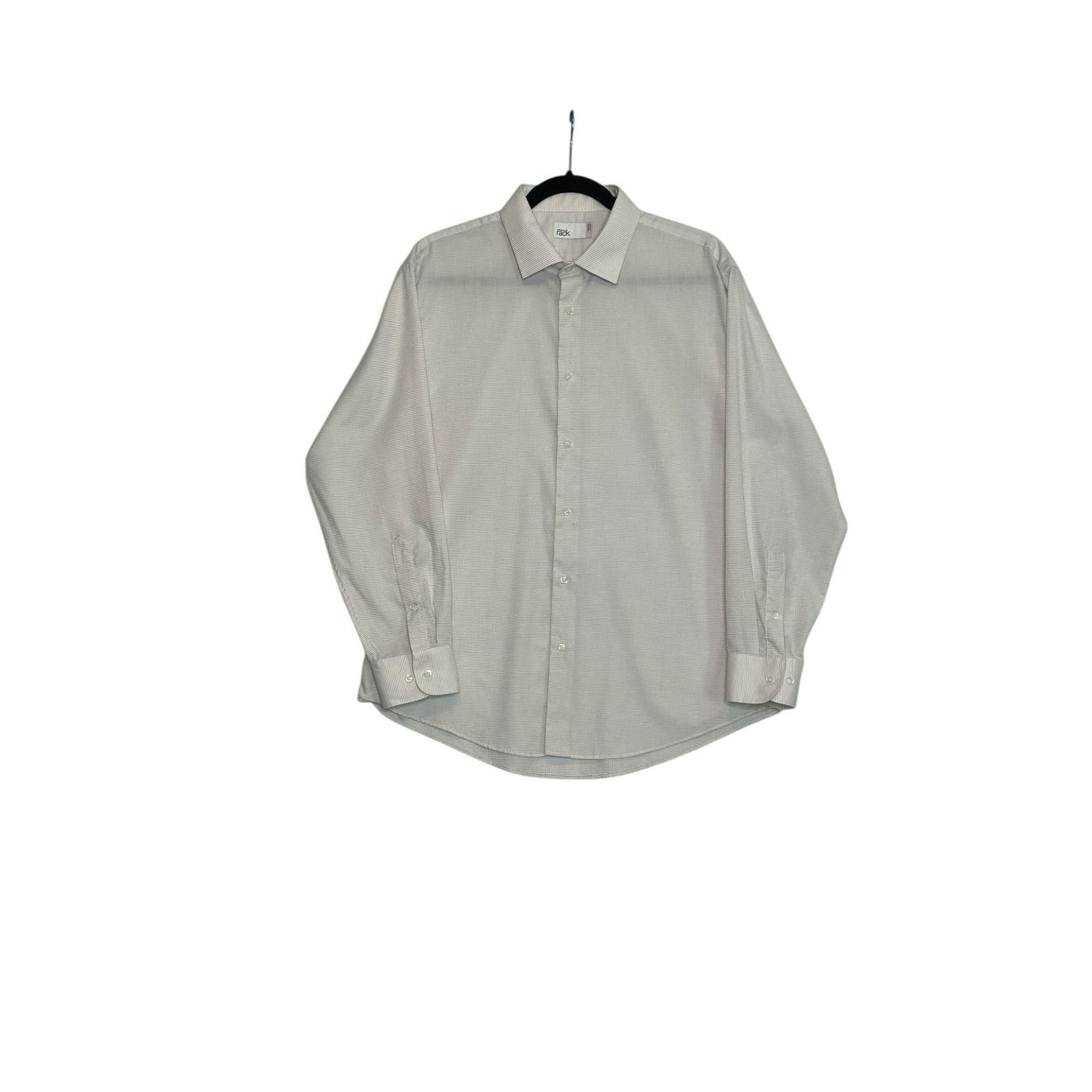 Nordstrom Nordstrom Rack off white woven long sleeves shirt size XL Size US XL / EU 56 / 4 - 11 Thumbnail