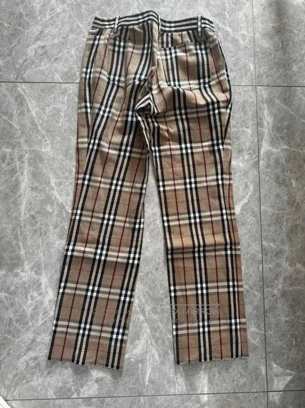 Other Burberry Beige Check Cotton Blend Casual Pants. Size 23" - 4 Thumbnail