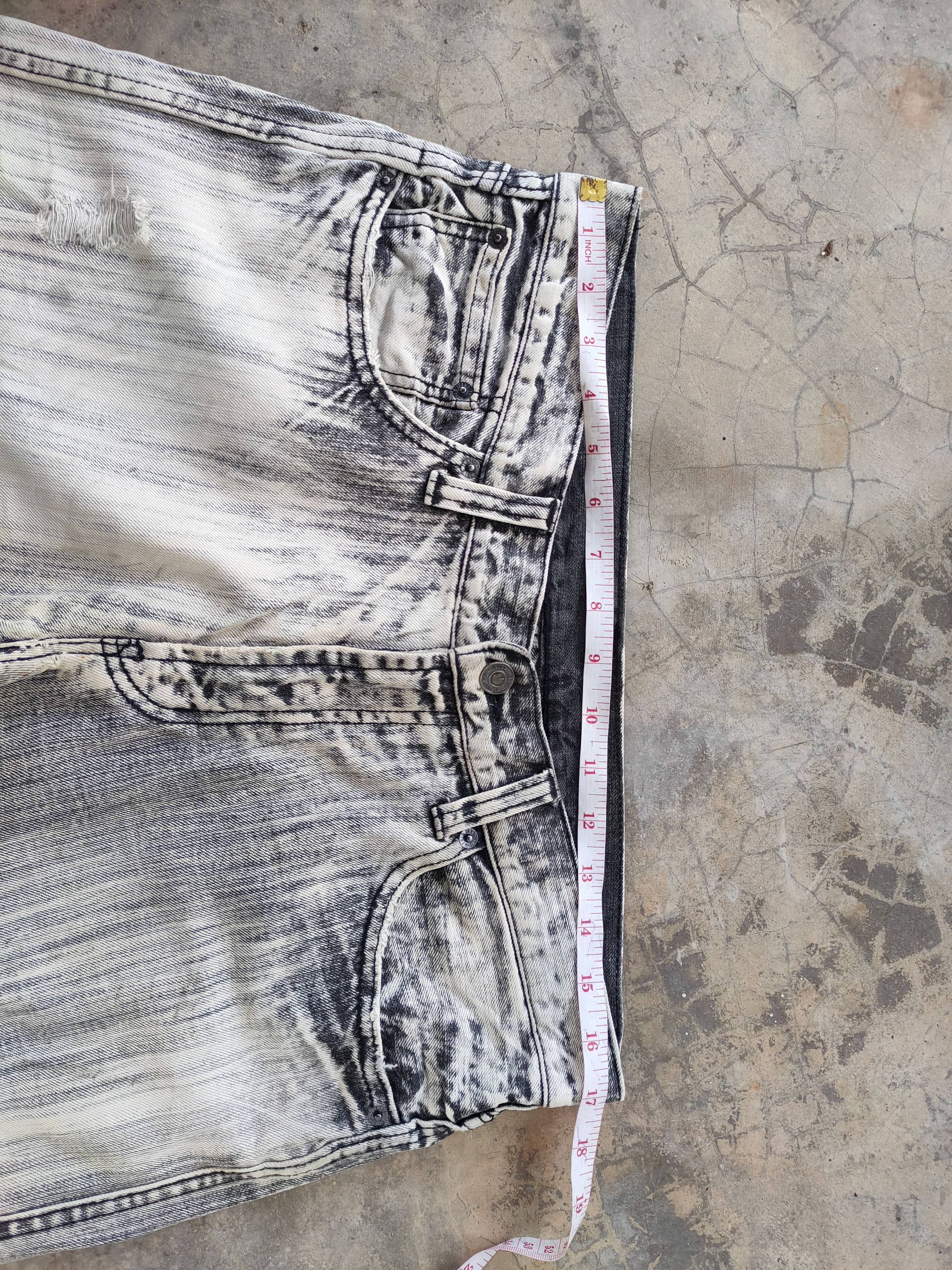 Japanese Brand W34 VINTAGE JAPANESE FADED DISTRESSED JEANS PANTS Size US 34 / EU 50 - 6 Thumbnail