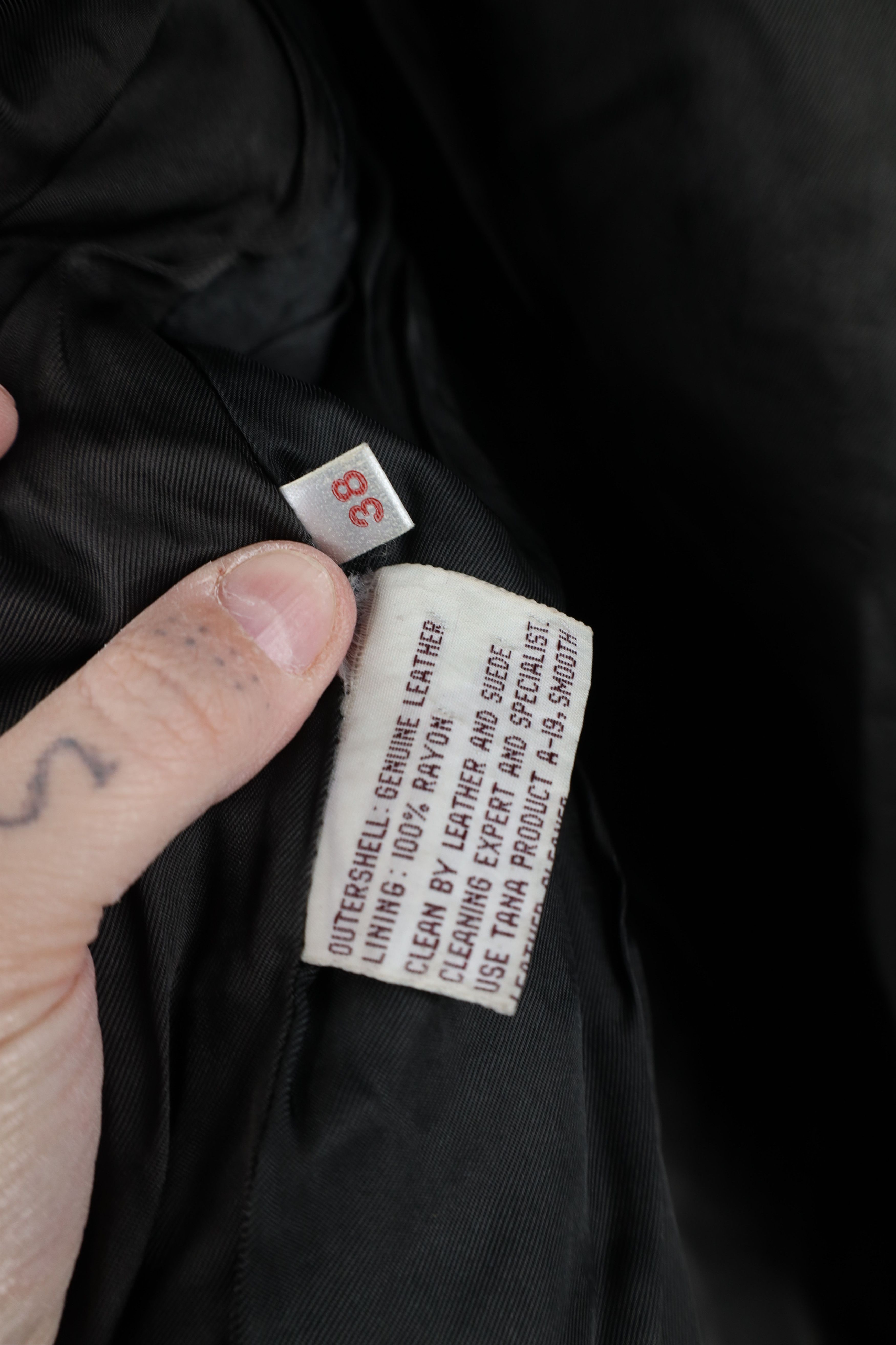 Vintage Vintage 80s 90s Streetwear Leather Cafe Racer Bomber Jacket Size XS / US 0-2 / IT 36-38 - 12 Thumbnail