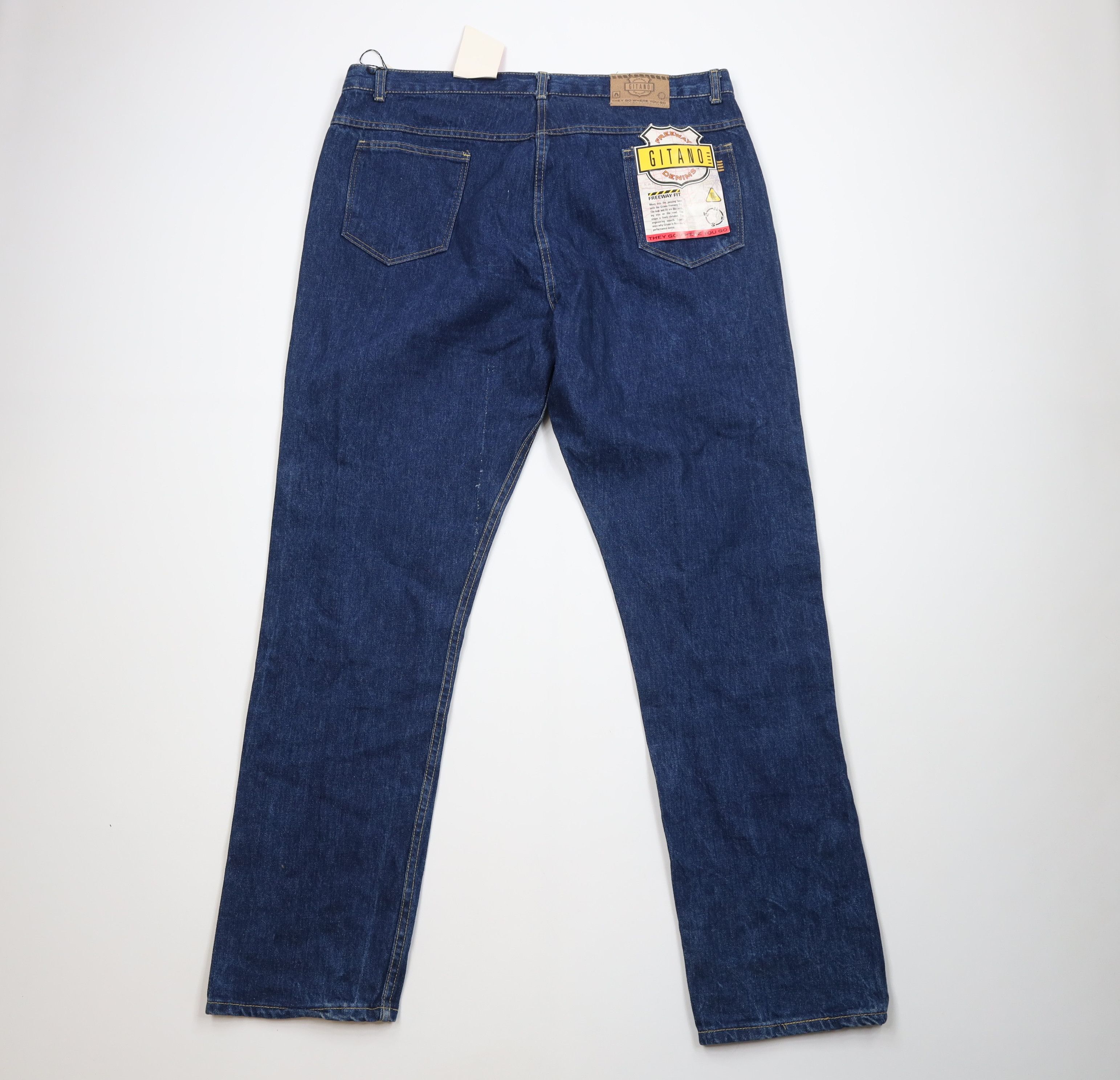 Vintage Deadstock Vintage 80s Streetwear Relaxed Fit Denim Jeans Size US 42 / EU 58 - 9 Thumbnail