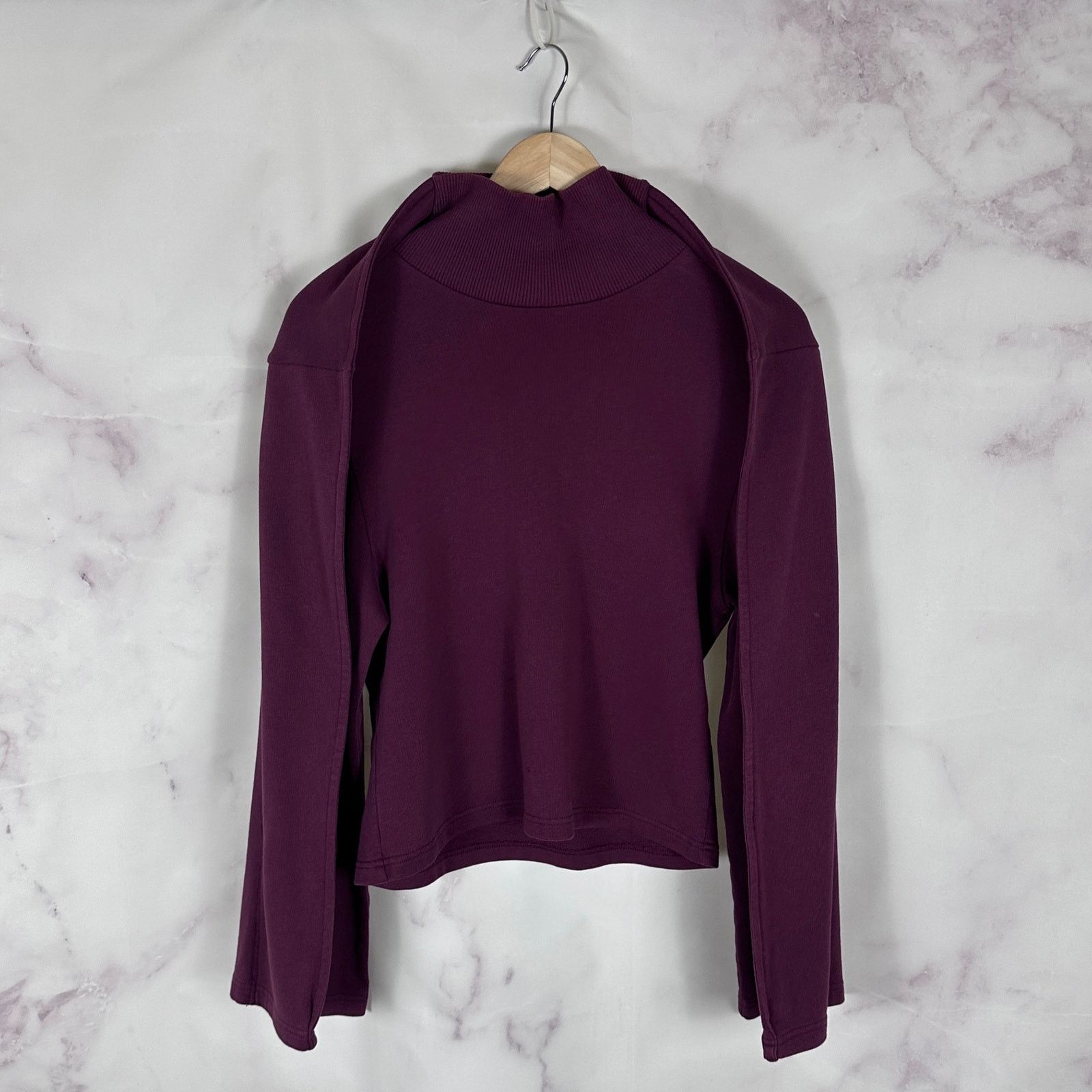 Y/Project Burgundy Flap Layer Sweatshirt Size US S / EU 44-46 / 1 - 6 Thumbnail