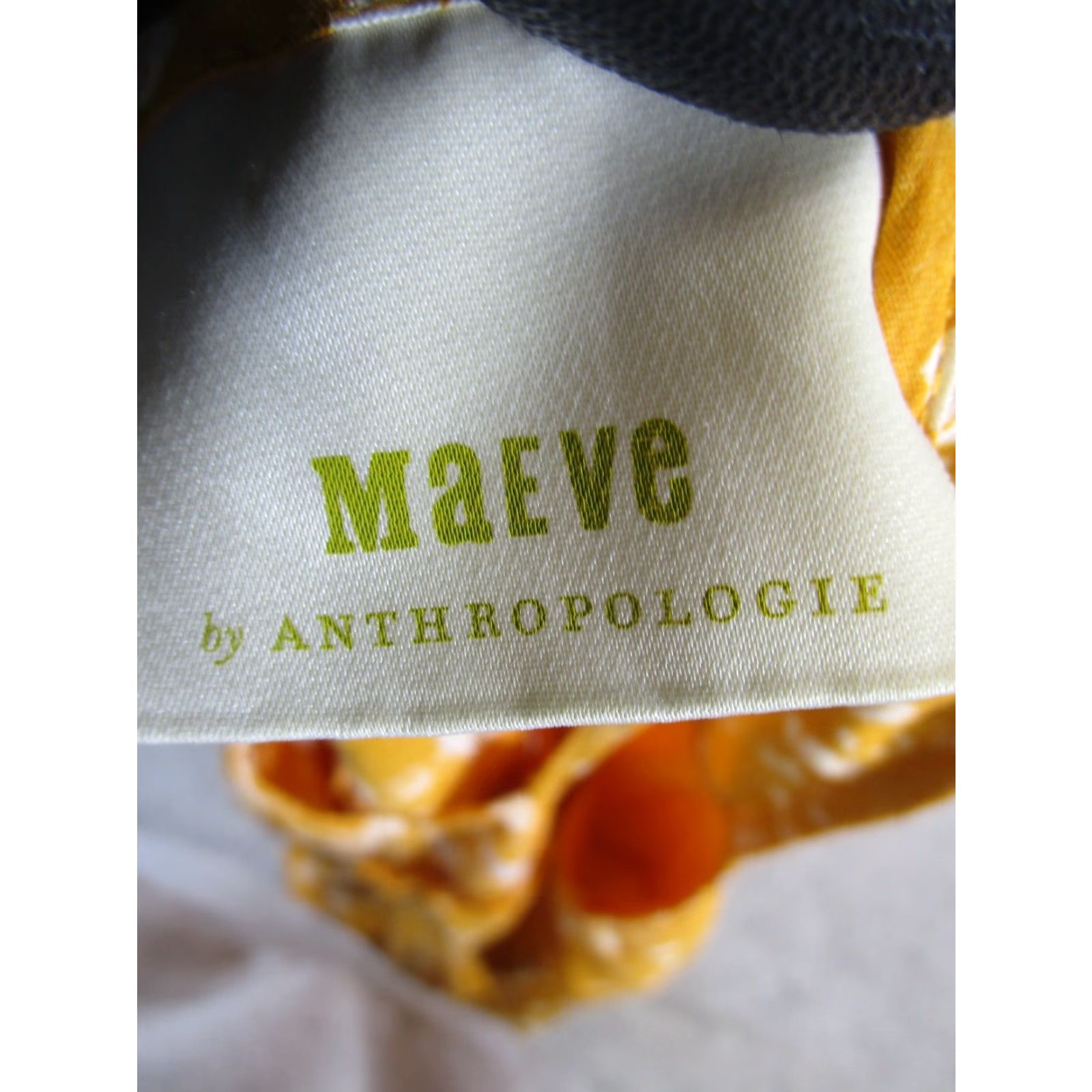 Vintage MAEVE Shirt Womens XL Yellow White Floral Tank Top Sleeveless Square Neck Pullover Cotton - Floral Pattern - 90s/Concert? (if applicable) Womens Size XL / US 12-14 / IT 48-50 - 3 Thumbnail