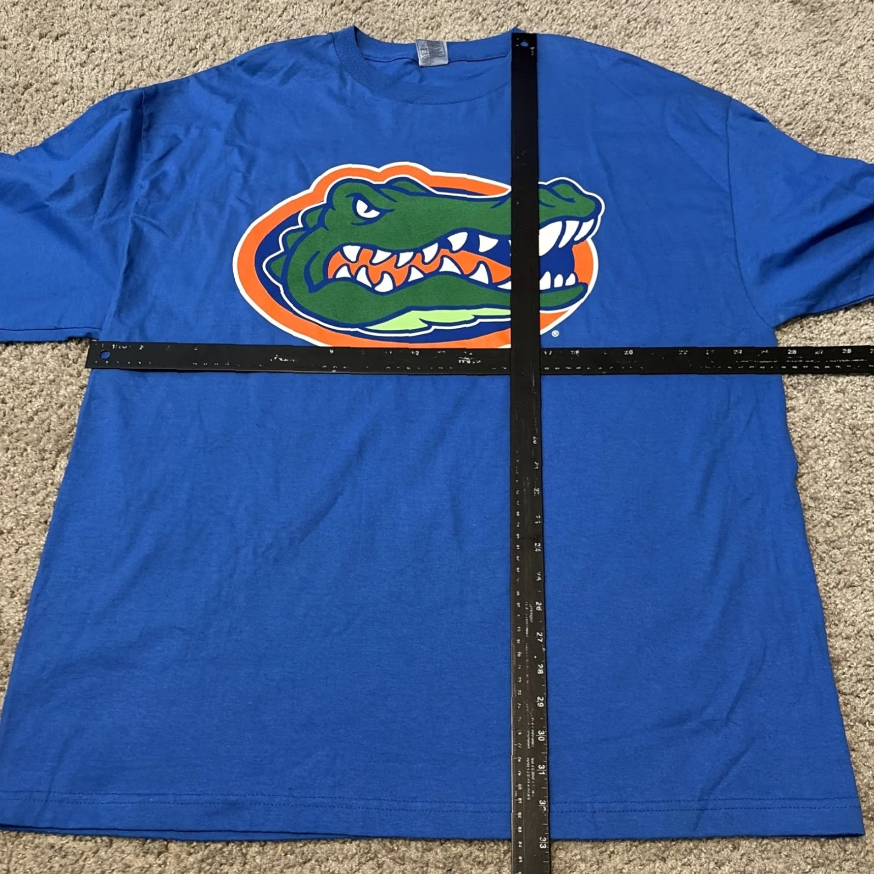 Vintage VINTAGE University Of Florida Gators The Swamp T-Shirt Long Sleeve 2XL Blue Mens Size US XXL / EU 58 / 5 - 4 Thumbnail