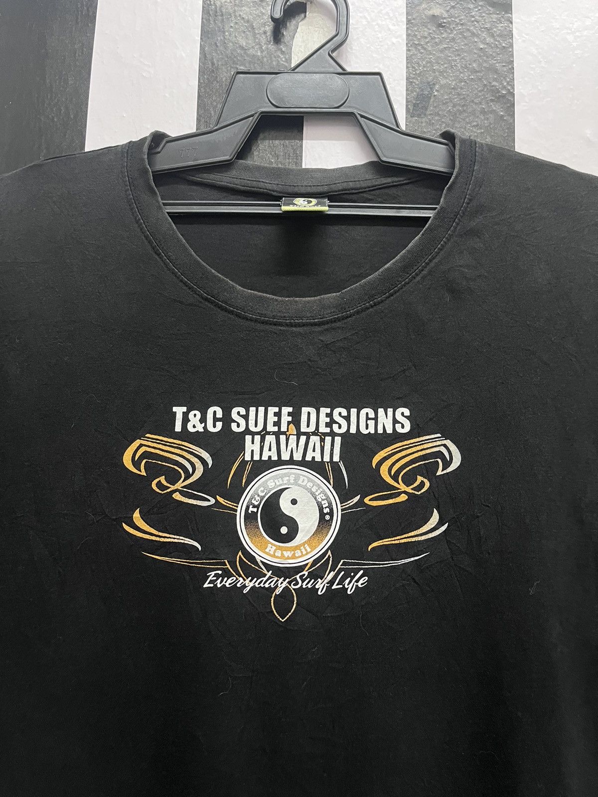 Vintage vintage 90s t shirt t & c surf Size US M / EU 48-50 / 2 - 6 Thumbnail
