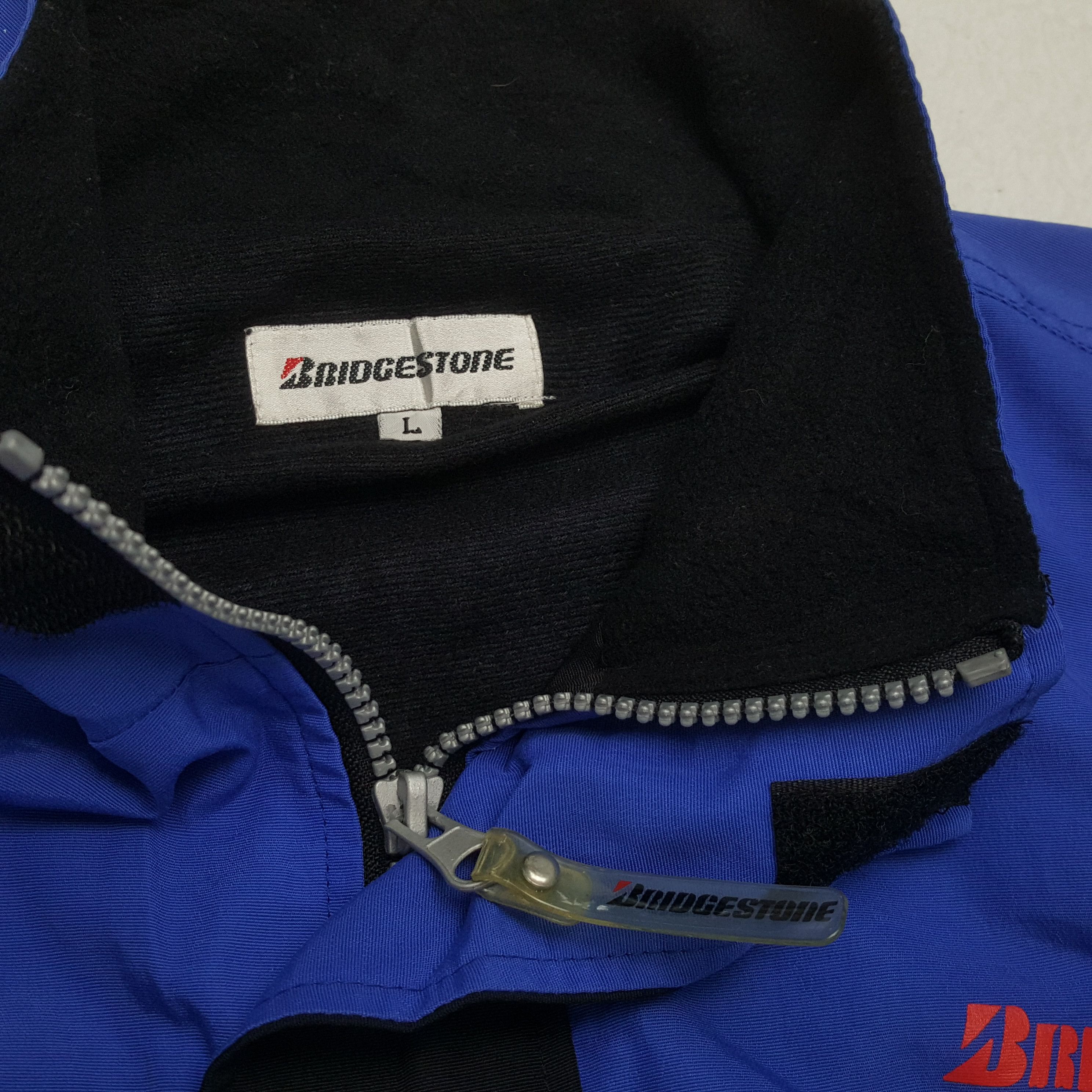 Vintage BRIDGESTONE X MUGEN HONDA Custom Art Jacket Size US L / EU 52-54 / 3 - 11 Thumbnail