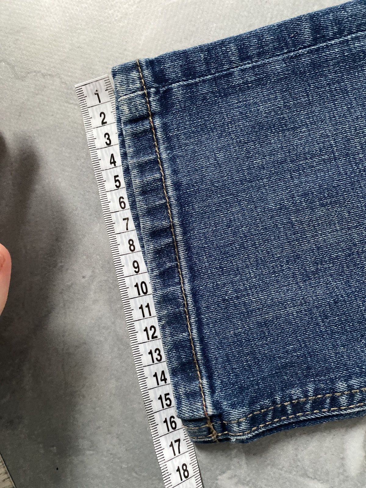 Japanese Brand Rare Avan Heavy Distressed Denim / Statement Wash / Y2K 90s Size US 31 - 9 Thumbnail