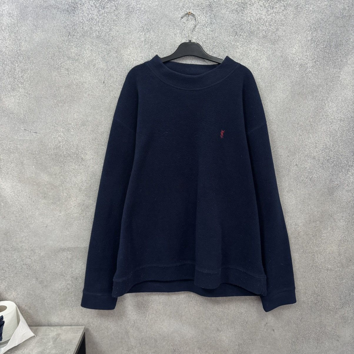 Yves Saint Laurent Vintage Yves Saint Lauren Fleece Sweatshirt YSL Size US XL / EU 56 / 4 - 1 Thumbnail