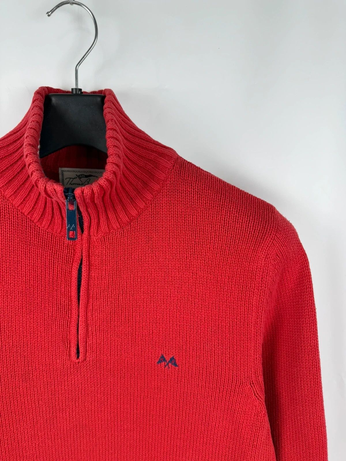 Burberry Thomas Burberry Knit Jumper 1/4 Zip Cotton size M Size US M / EU 48-50 / 2 - 2 Thumbnail